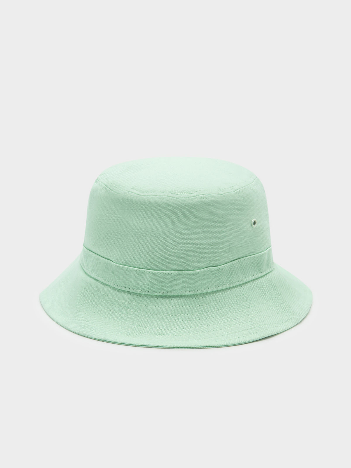 Script Bucket Hat in Light Green