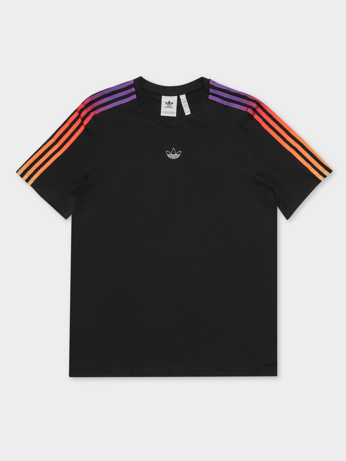 SPRT 3 Stripe T-Shirt in Black