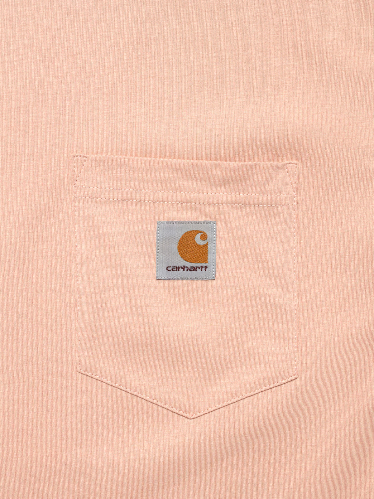 Short Sleeve Pocket T-Shirt in Powdery Pink