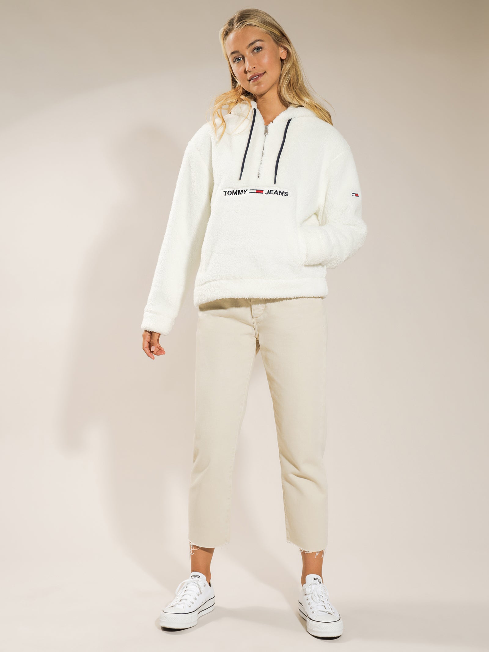 Teddy Long Popover Hoodie