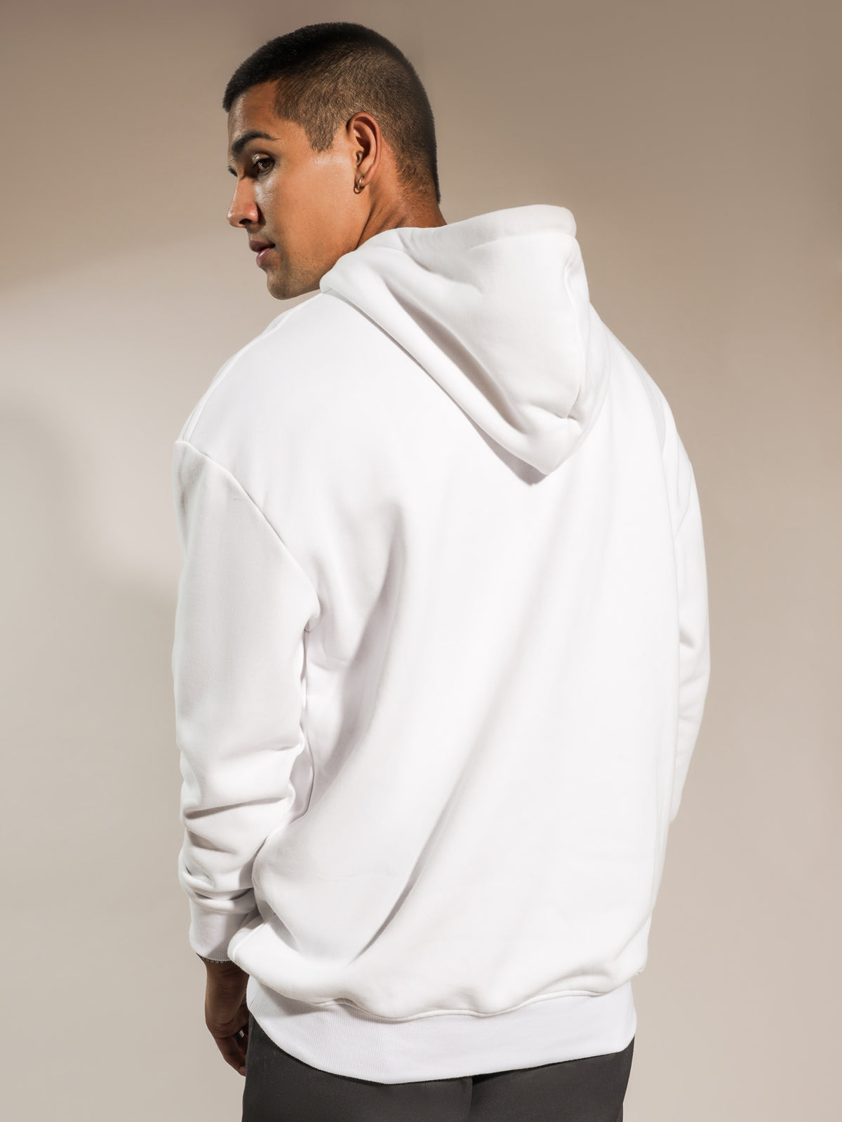 Playboy Bunny Oversized Hoodie in White