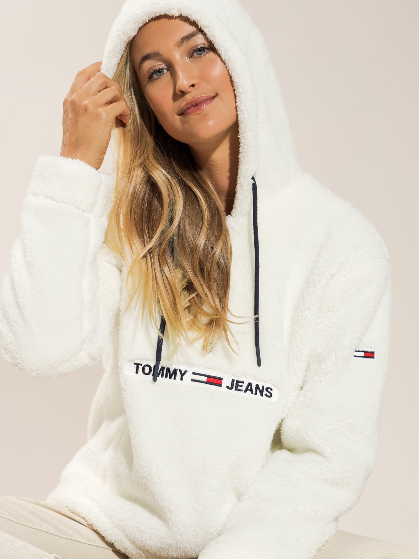 Teddy Long Popover Hoodie