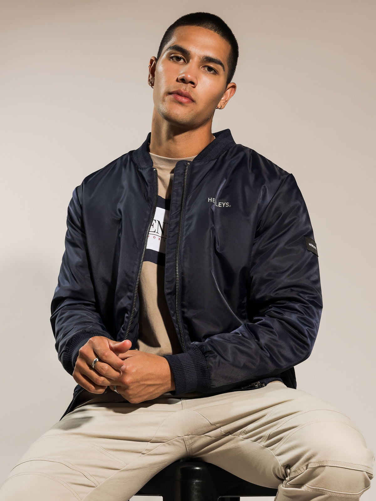 All-Time Bomber Jacket in Navy