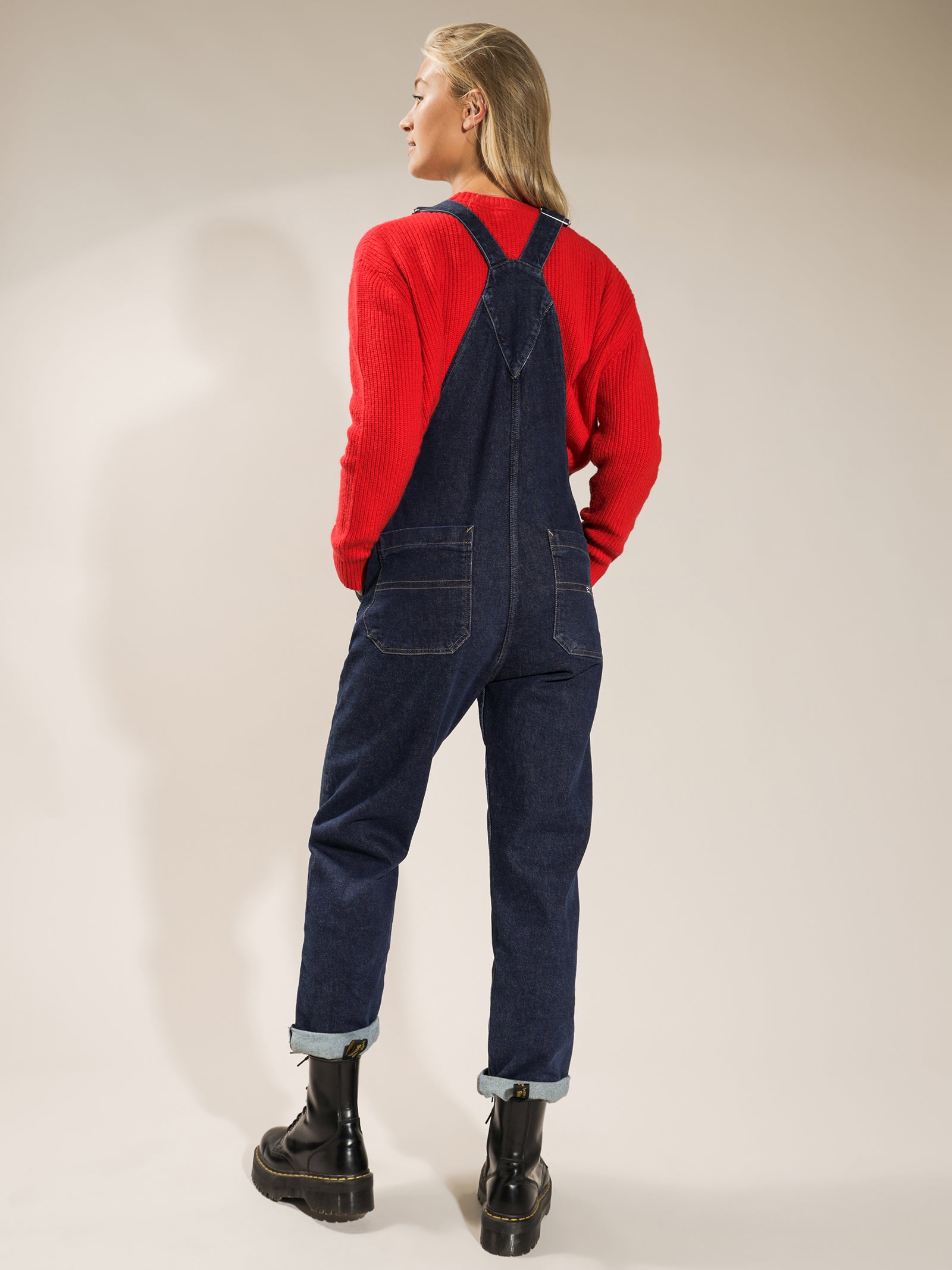 Stretch Denim Dungarees