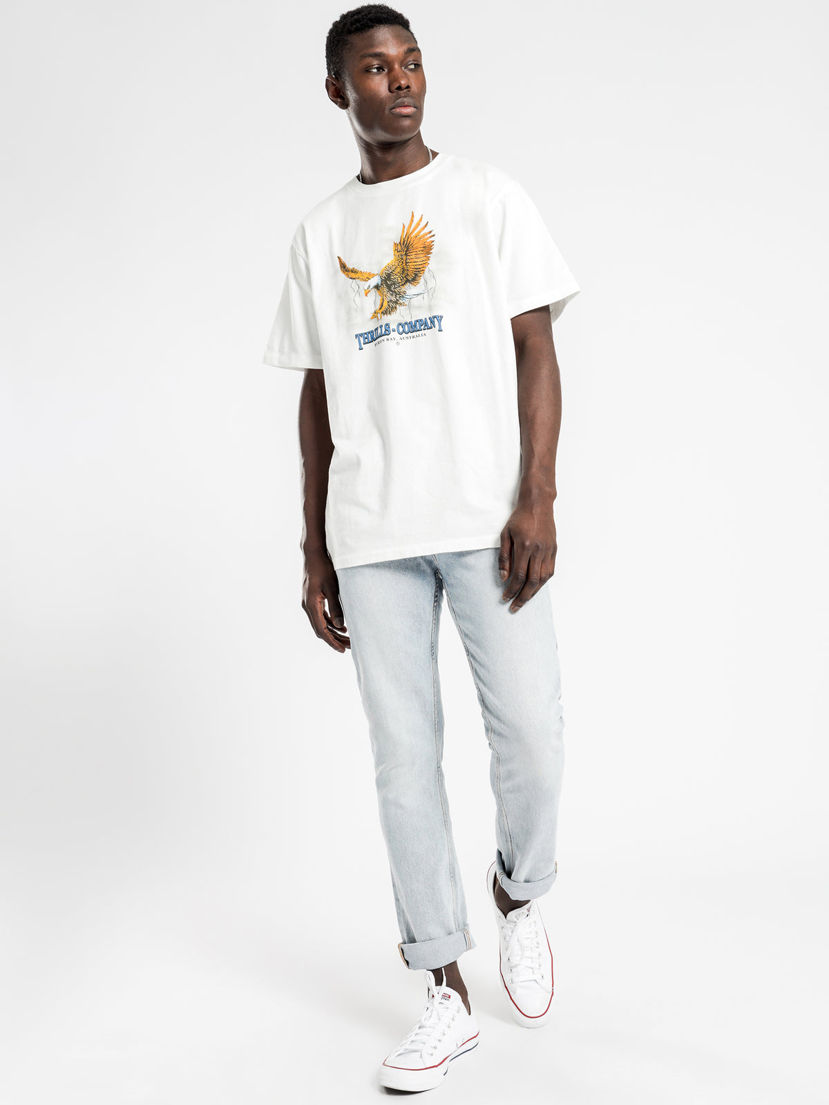 Soaring Eagle Merch Fit T-shirt in White