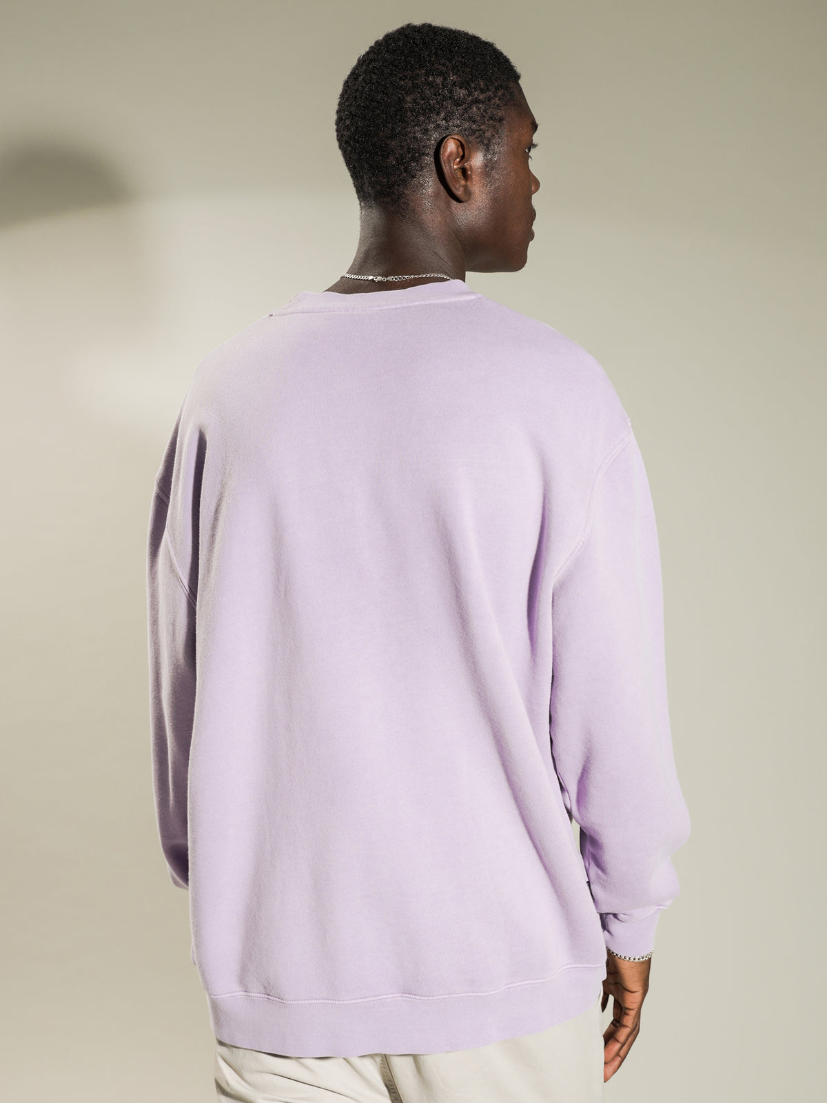 Stock Shadow Jumper in Pigment Orchid