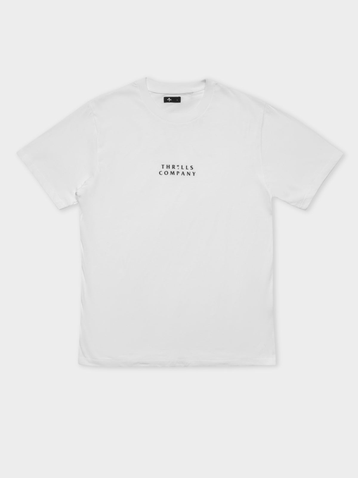 Palmed Thrills Company Merch Fit T-Shirt in White