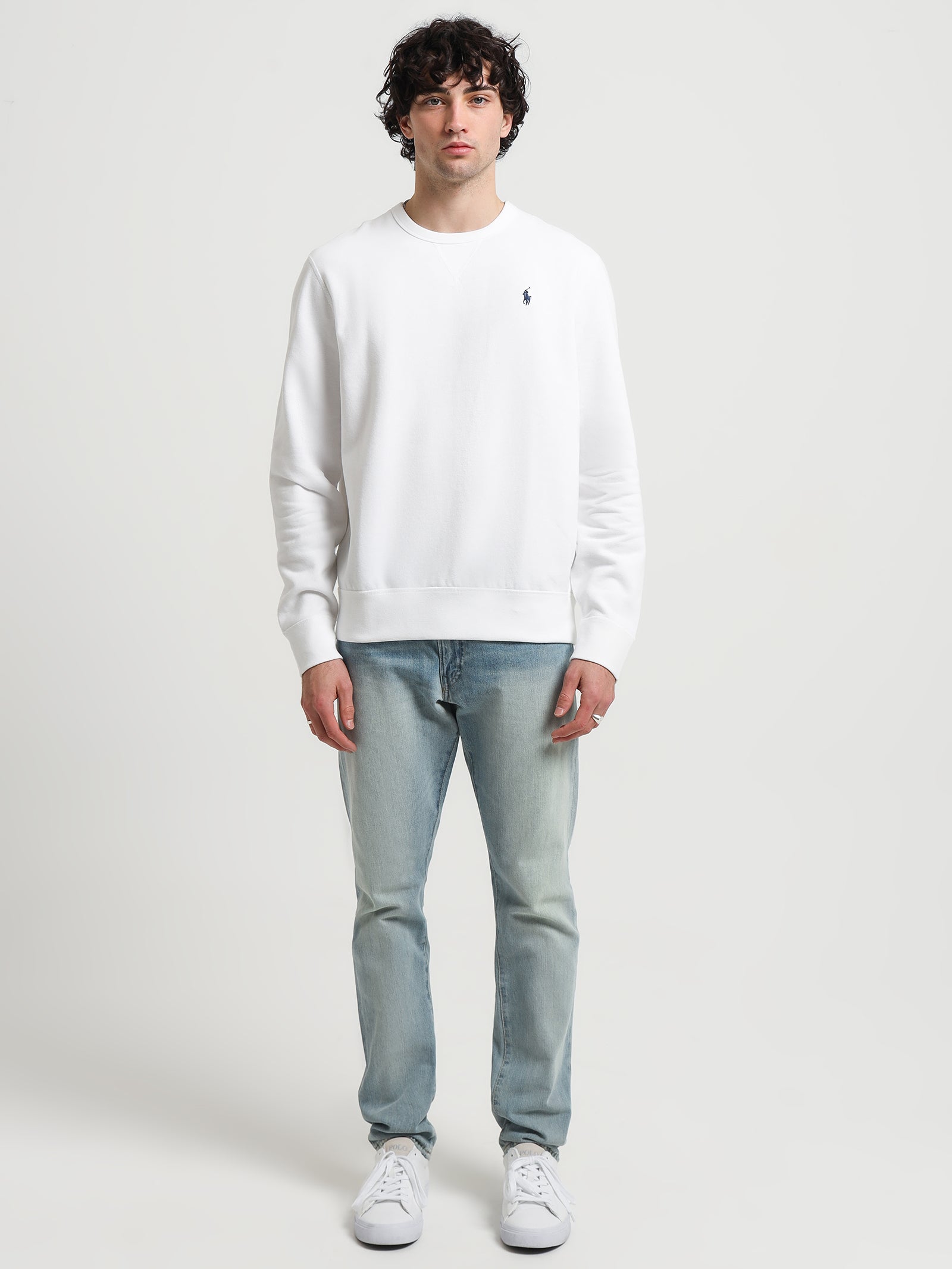 Polo Fleece Sweatshirt