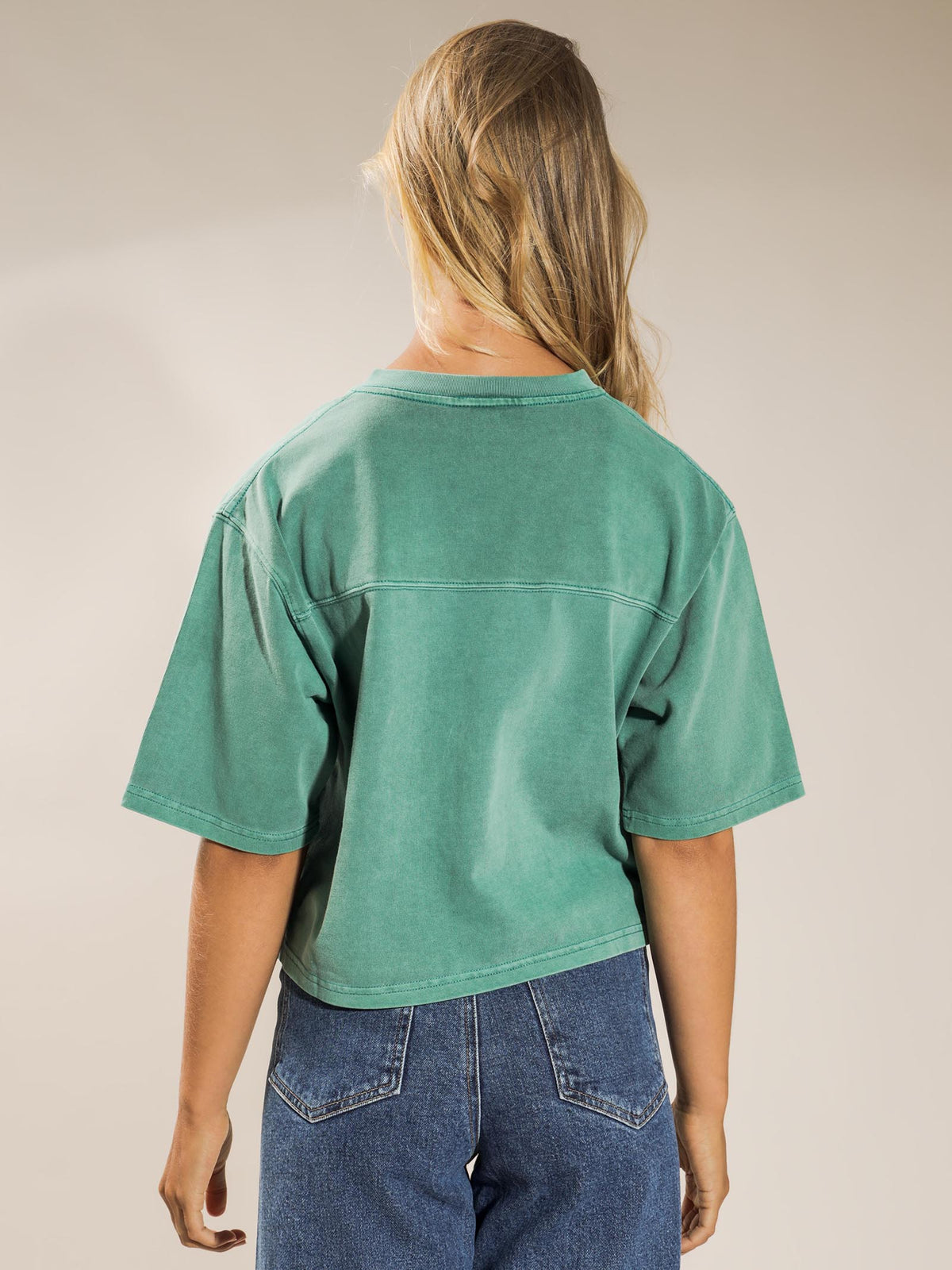 Off Field Throw Back T-Shirt in Teal