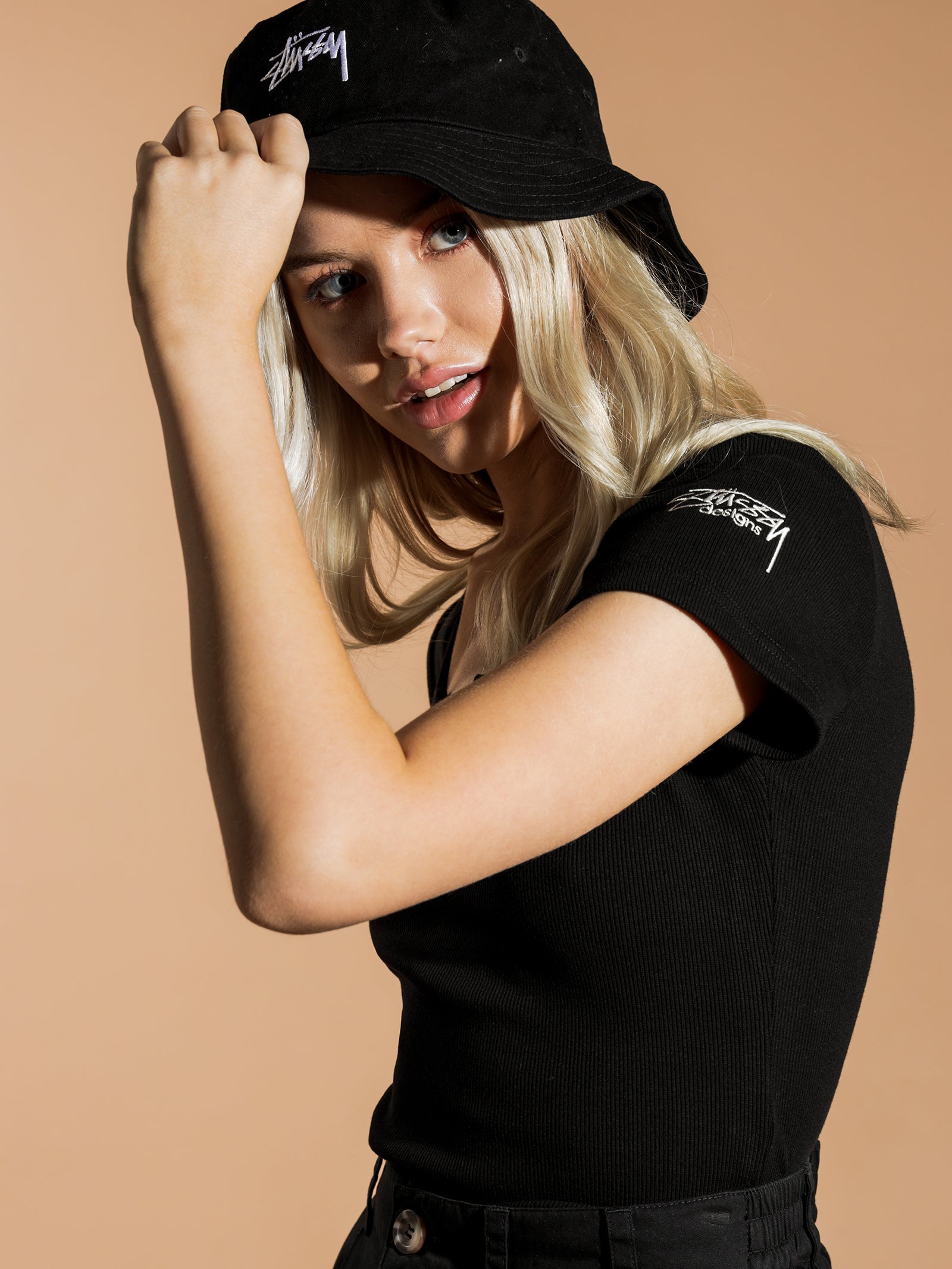 Mission Rib Insert Sleeve Top