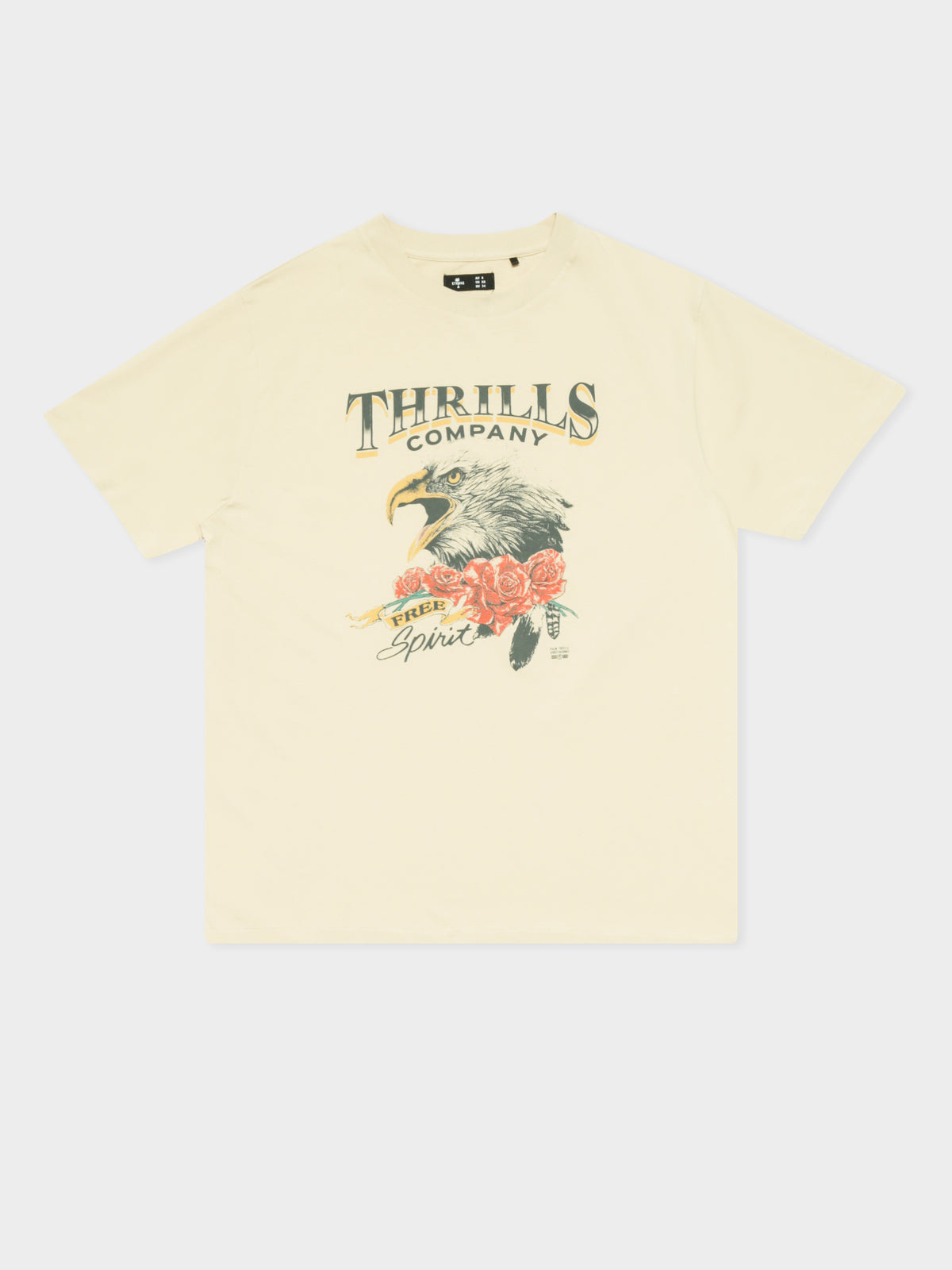 Rose Spirit Merch T-Shirt in Thrift White