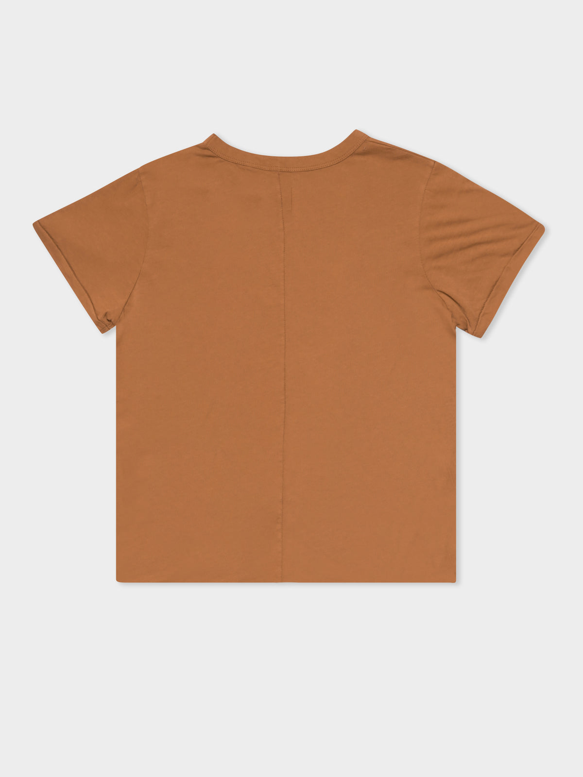 Minimal Thrills Relaxed Crop T-Shirt in Golden Brown