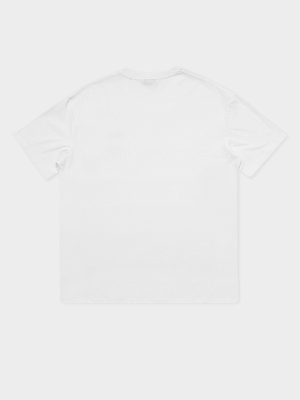 Left Chest City Stack Short Sleeve T-Shirt in Solid White