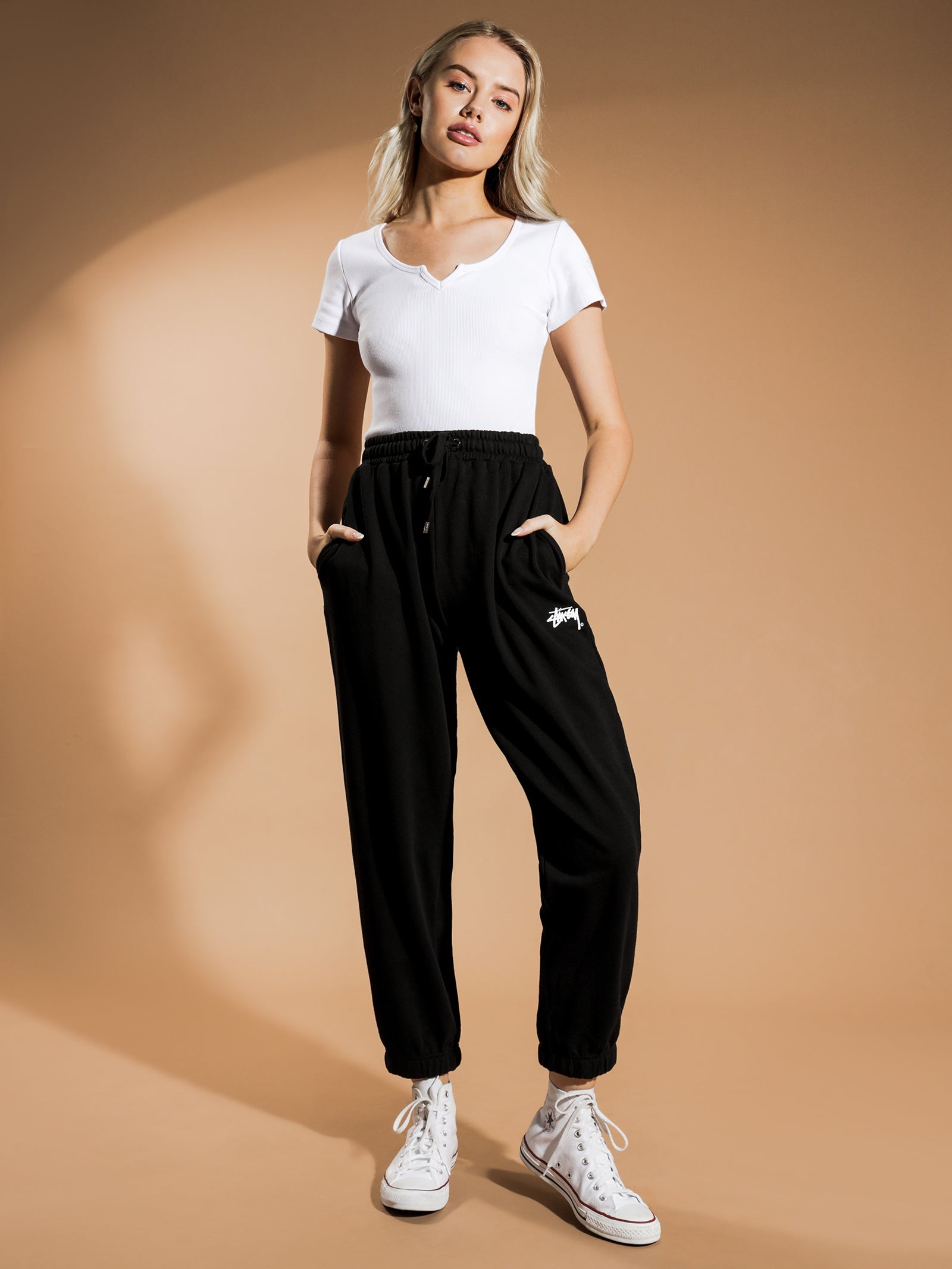 Mission Rib Insert Sleeve Top