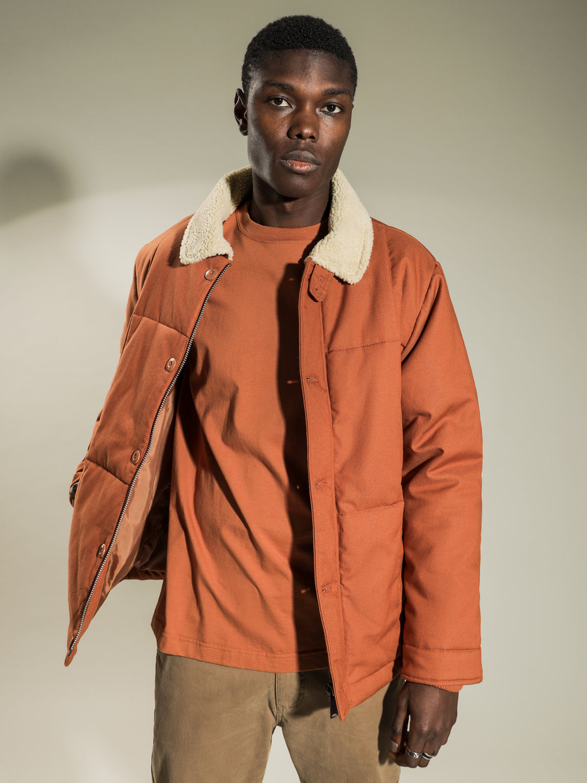 Ezra Workwear Jacket in Cognac