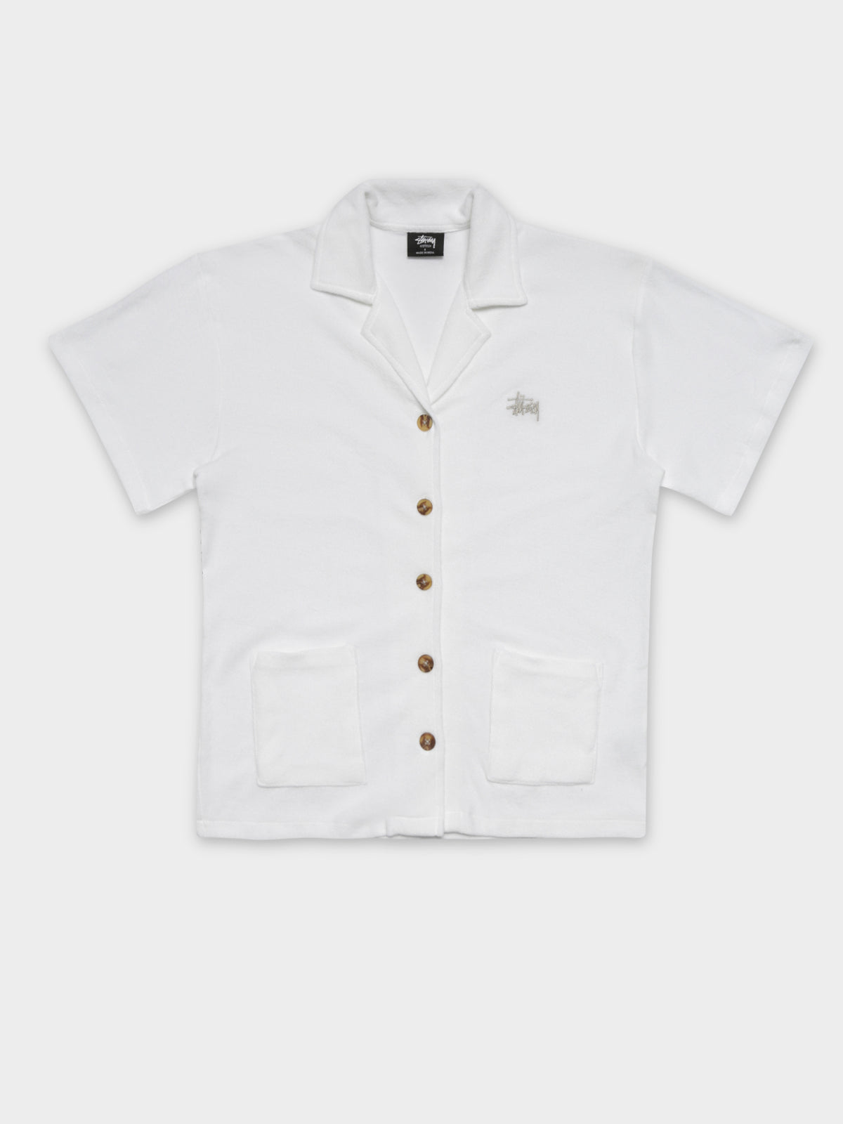 Havana Terry Shirt in White