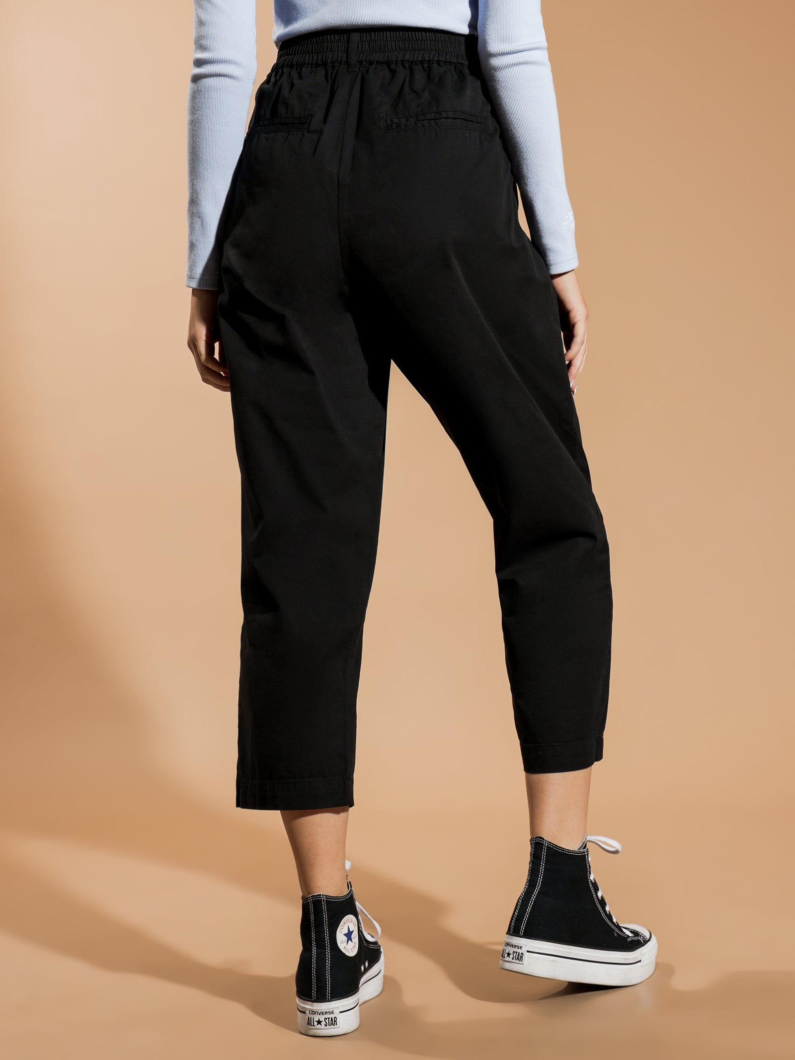 Brentwood Pleated Crop Pants