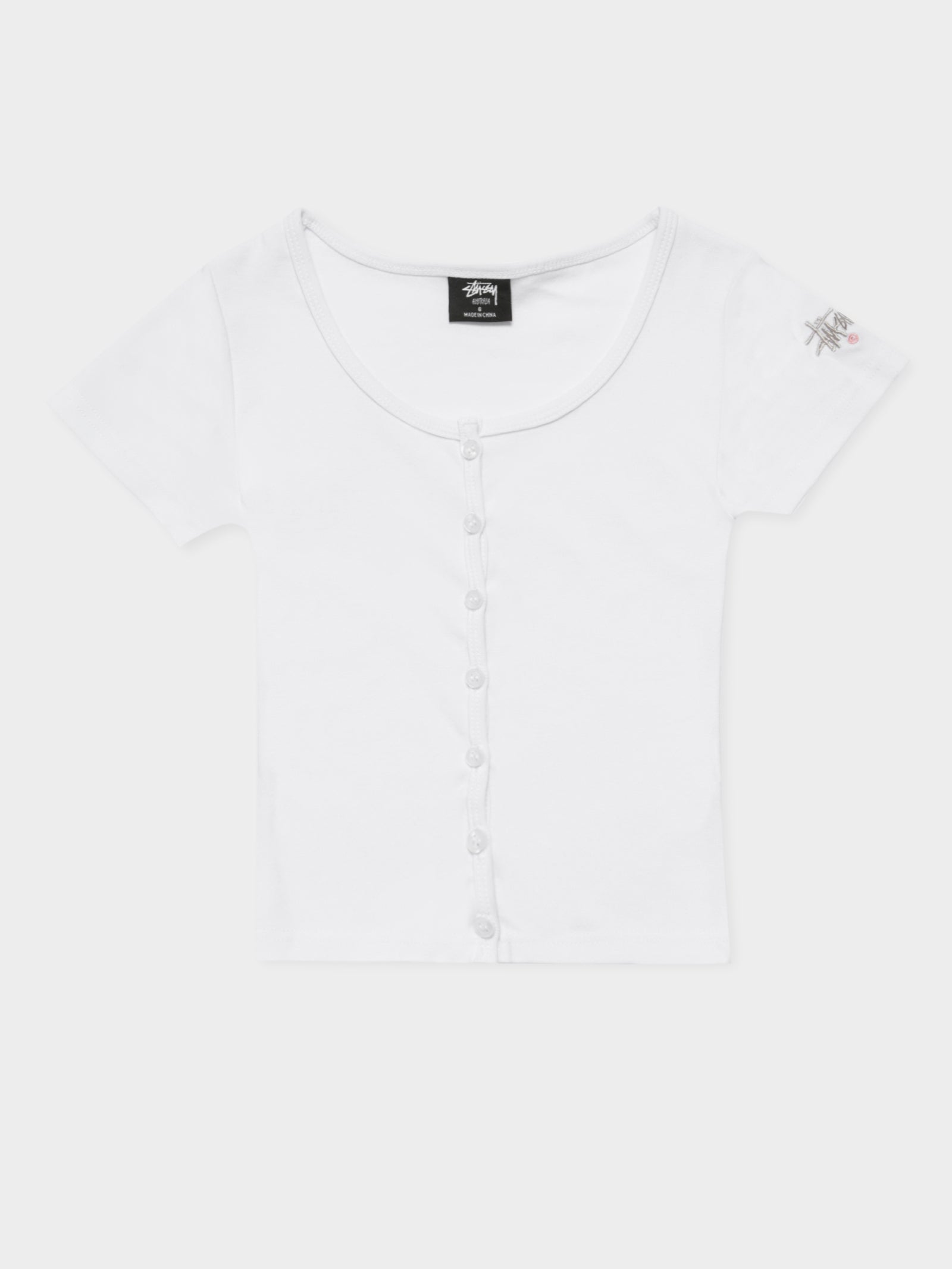 Graffiti Rib Scoop T-Shirt