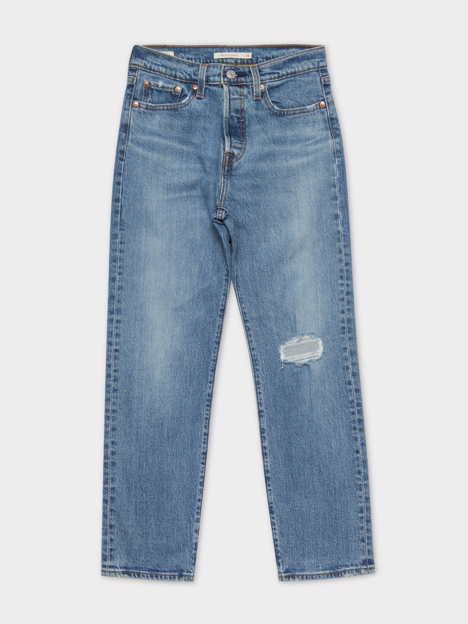 Wedgie Straight Leg Jeans