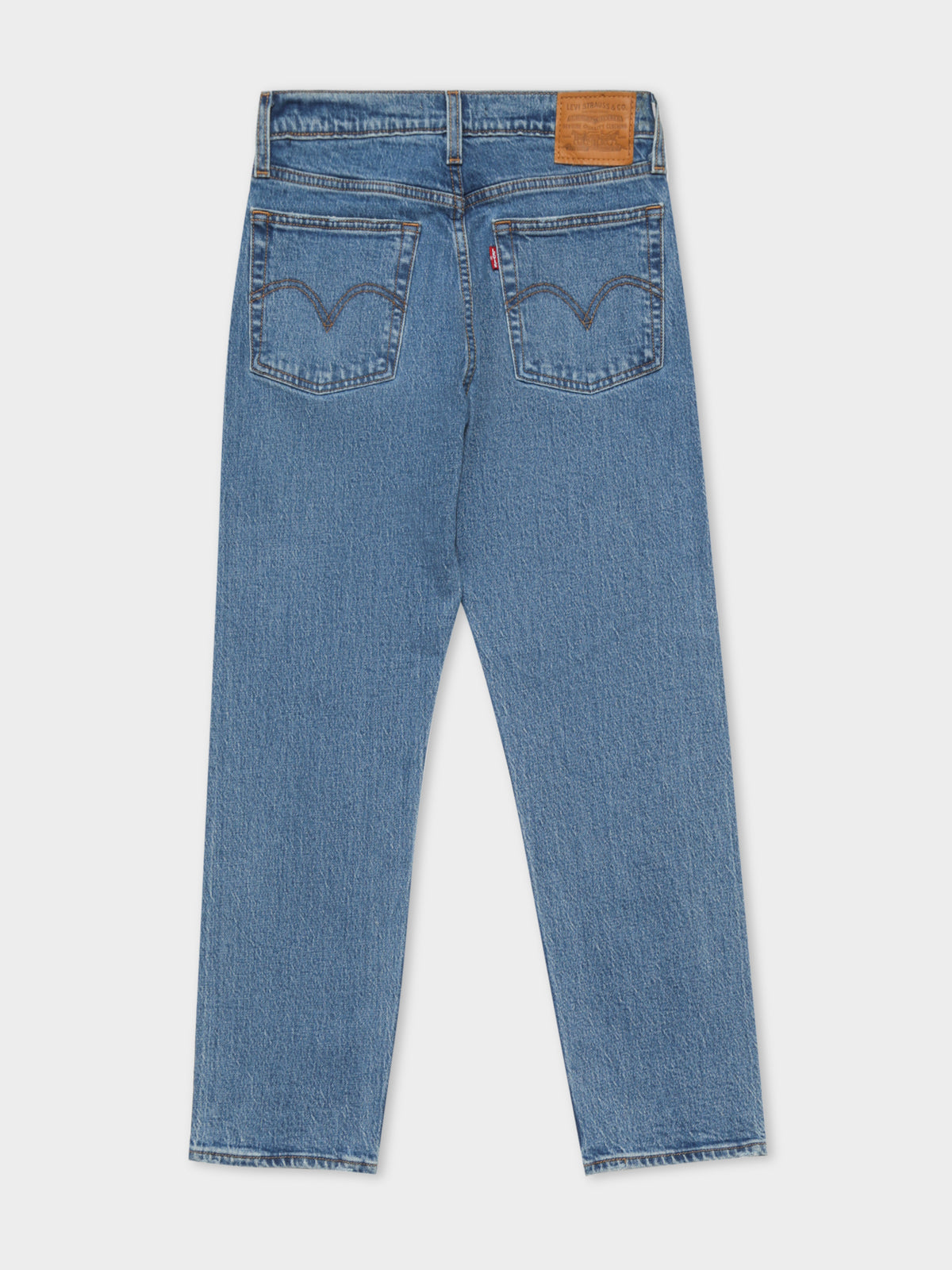 Wedgie Straight Leg Jeans in Medium Wash Jive Tone
