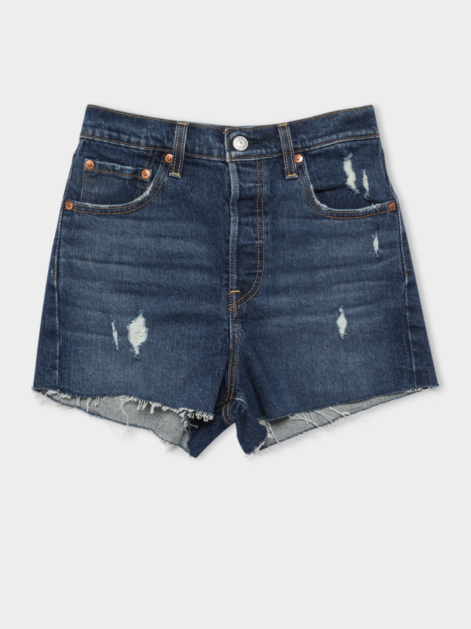 Ribcage Denim Shorts