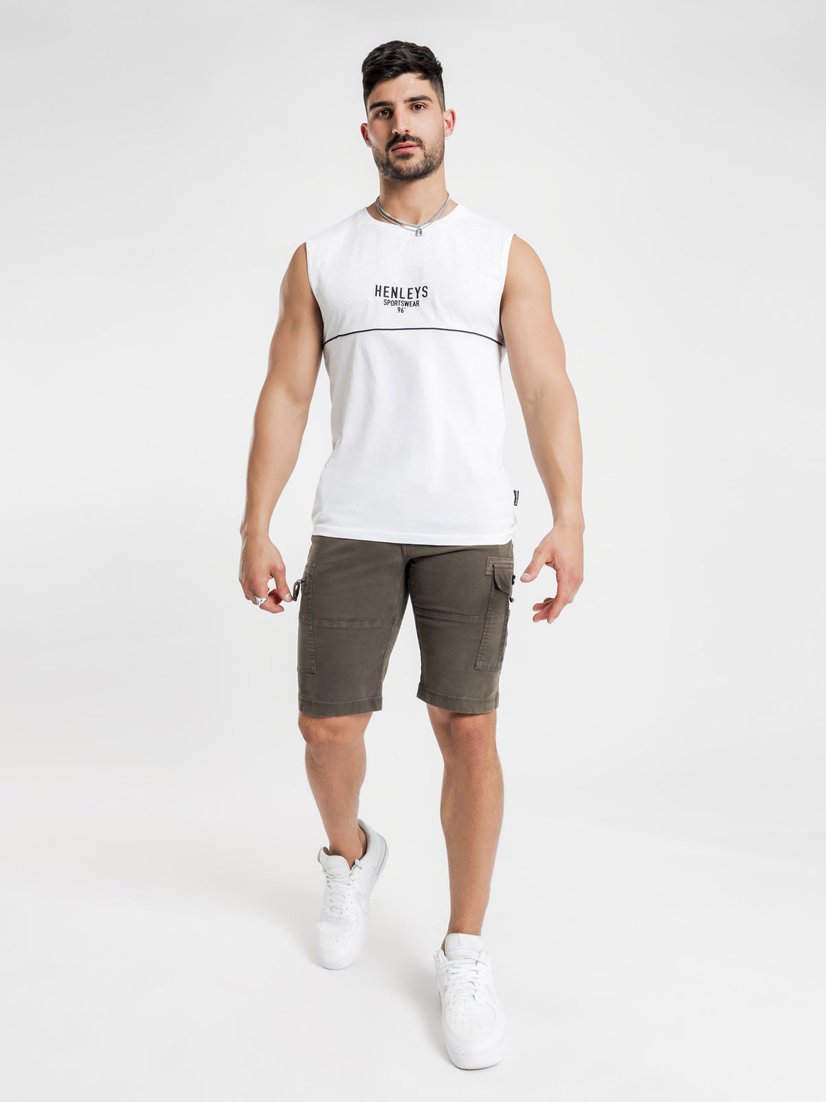 Align Muscle T-Shirt in Snow Marle
