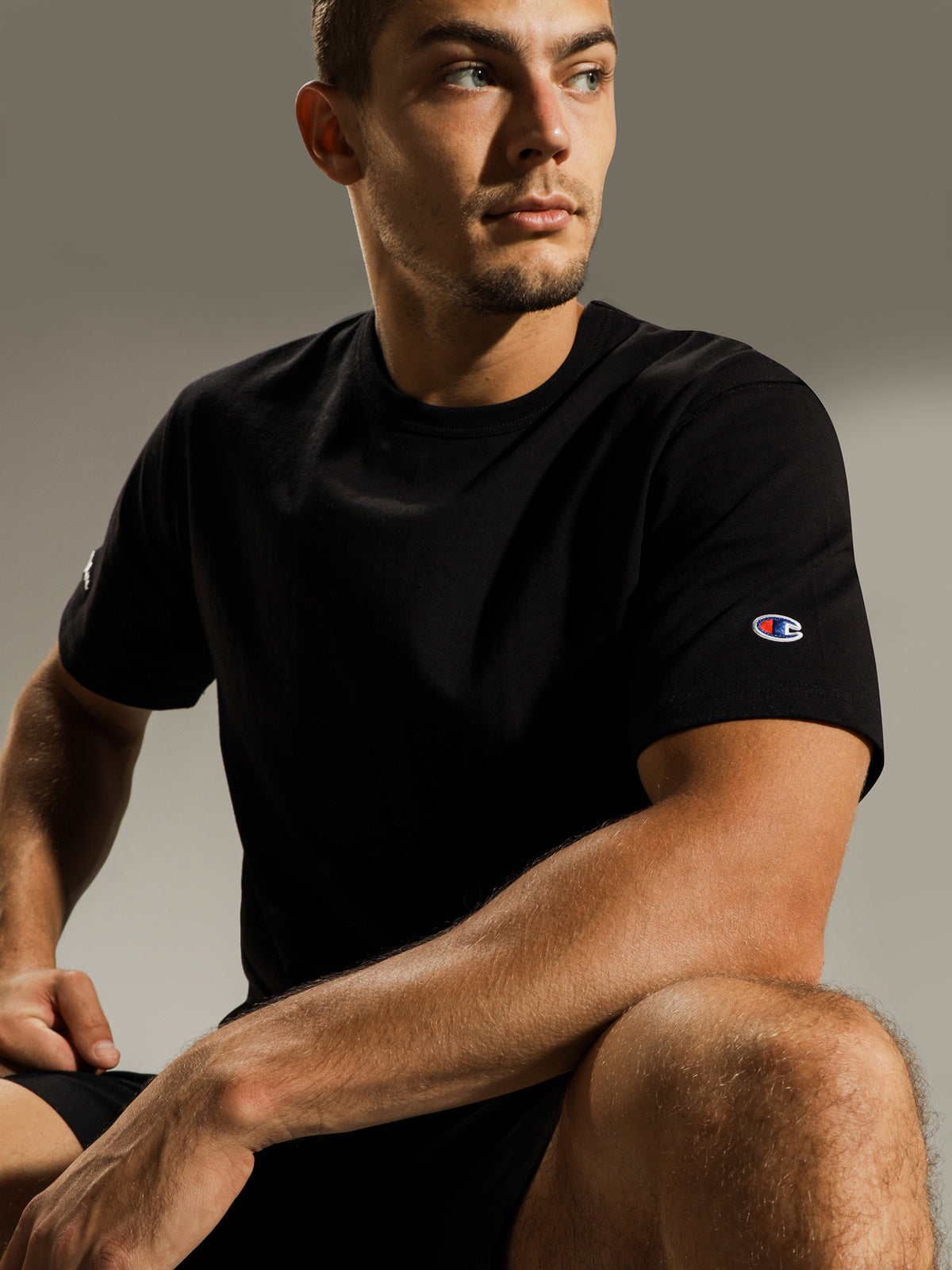 Champion Heritage T-Shirt With Script | Black