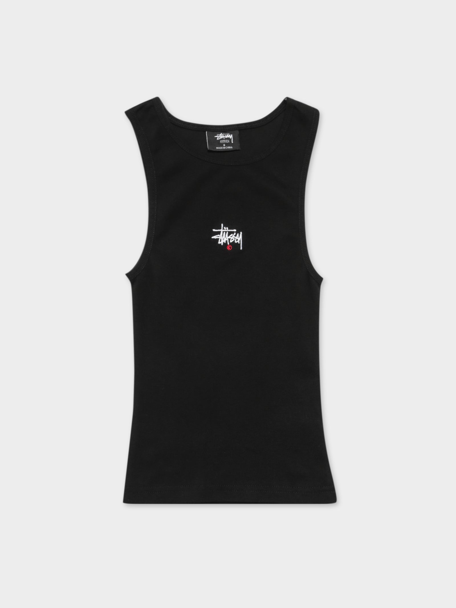 Graffiti Rib High Neck Singlet
