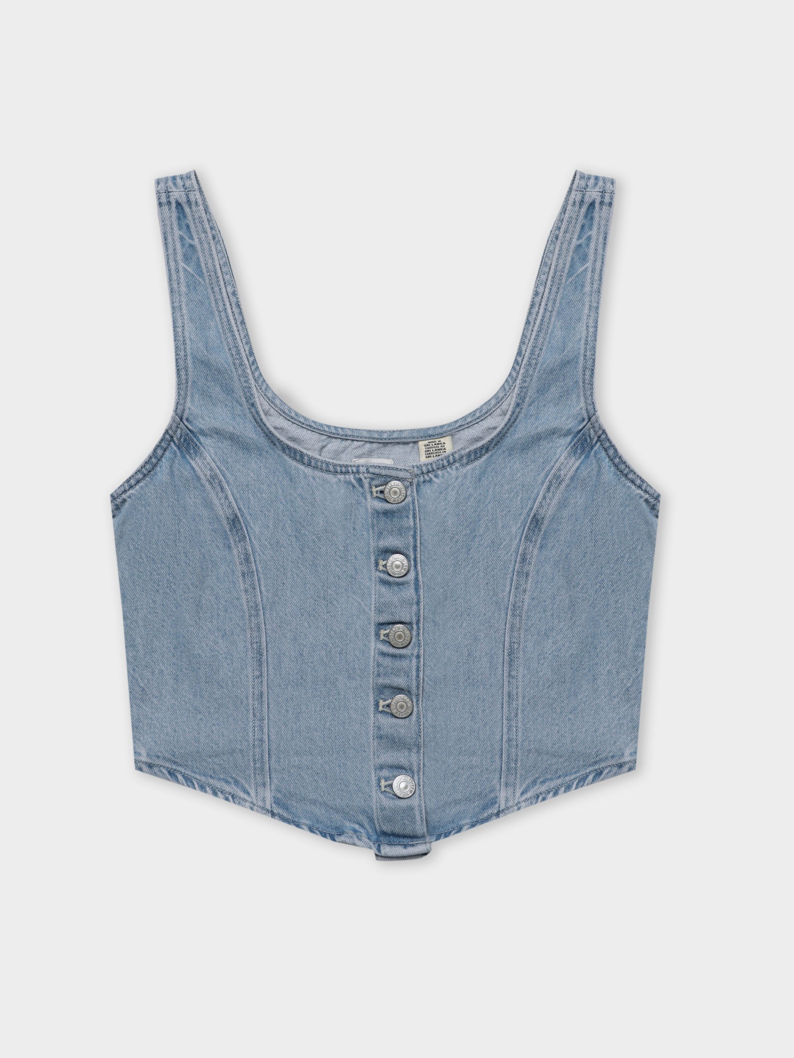 Dani Denim Corset Top