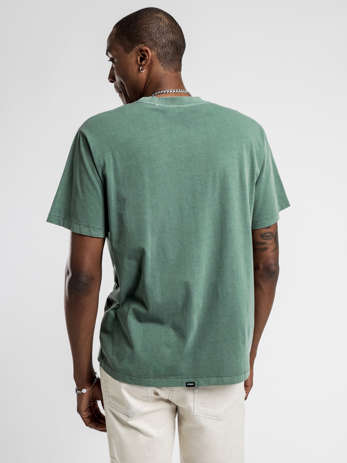 Minimal Thrills Merch Fit T-Shirt in Lume Green