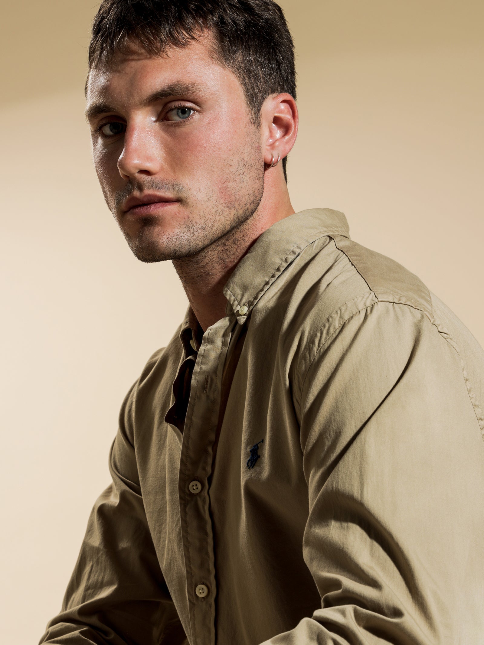 Slim Fit Garment Dyed Shirt