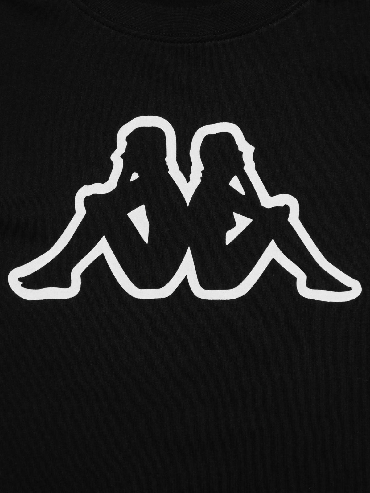 Logo Cromok Man T-Shirt in Black