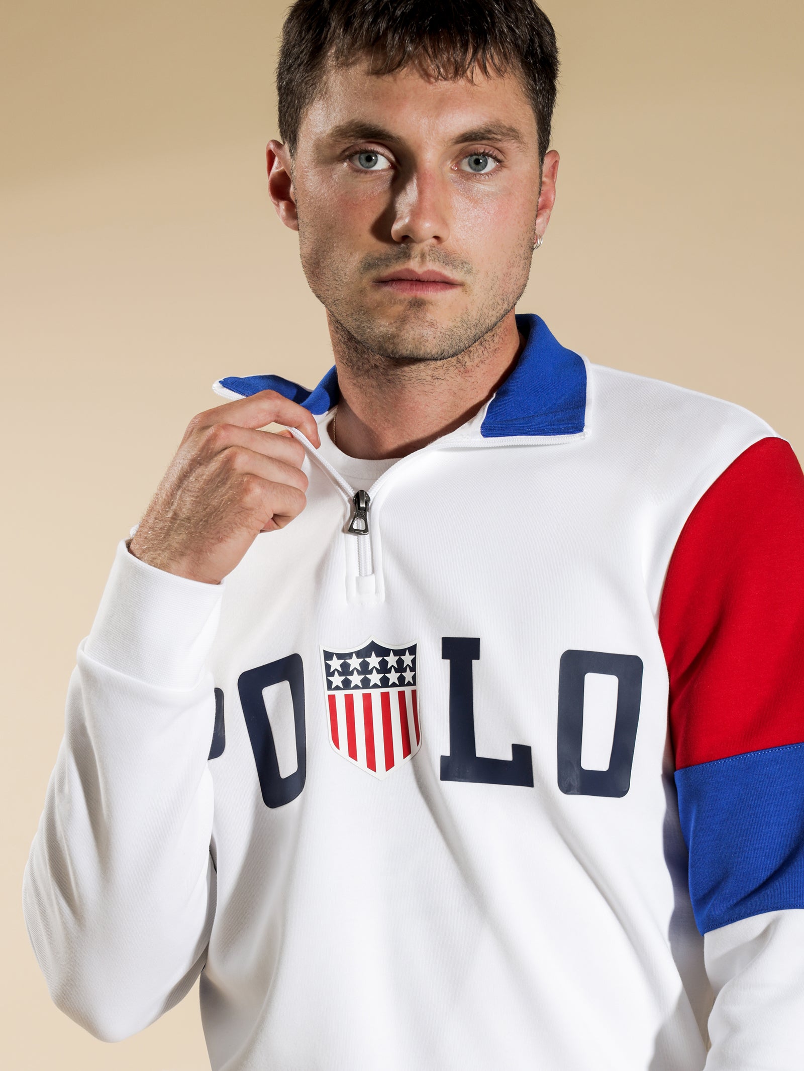 Colour Block Long Sleeve Sweater