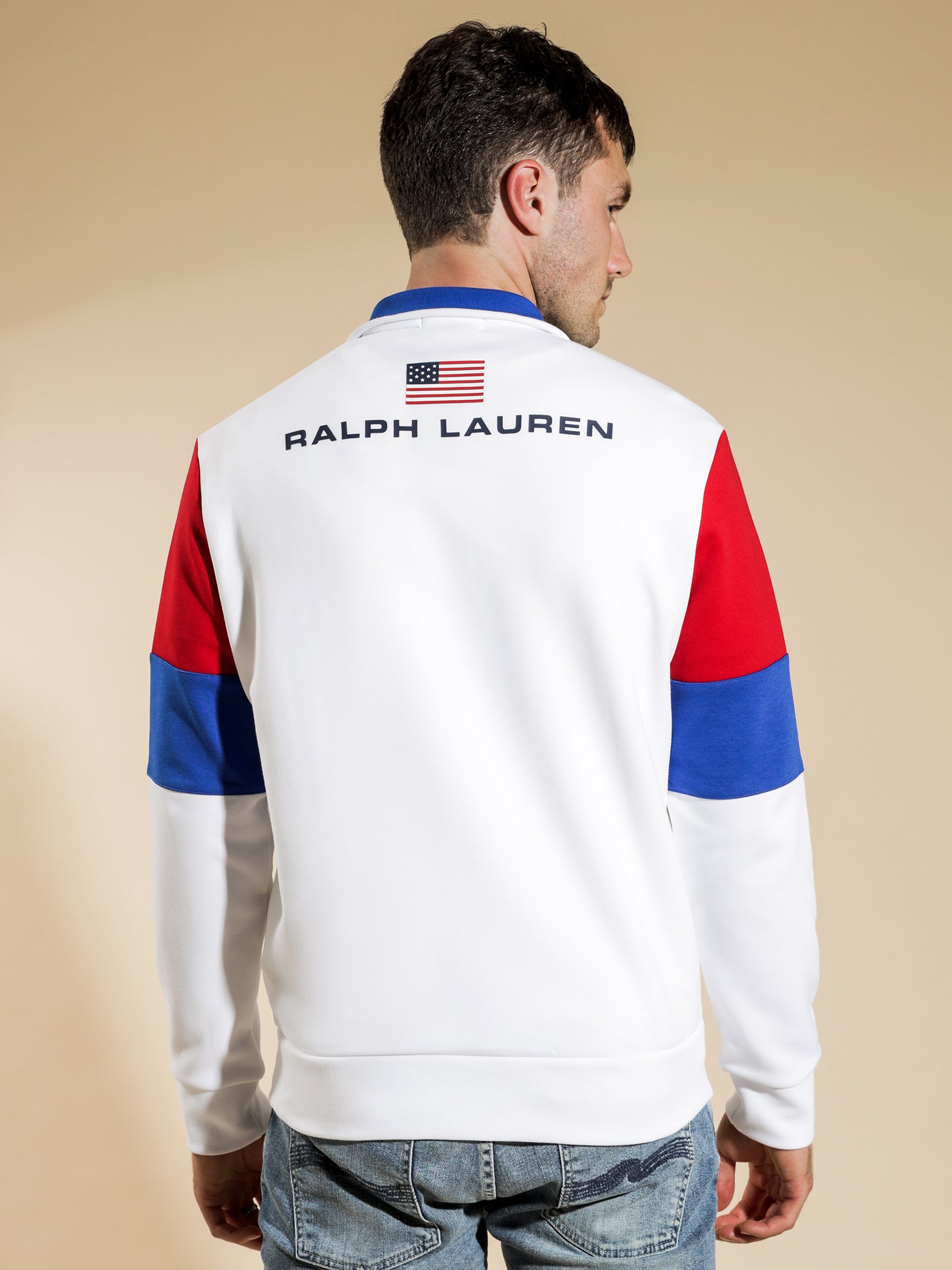 Colour Block Long Sleeve Sweater