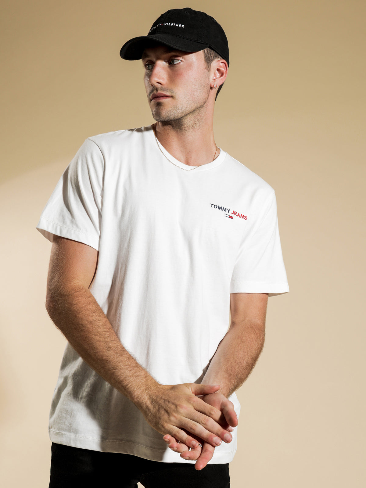 Chest Corp Logo T-Shirt in White