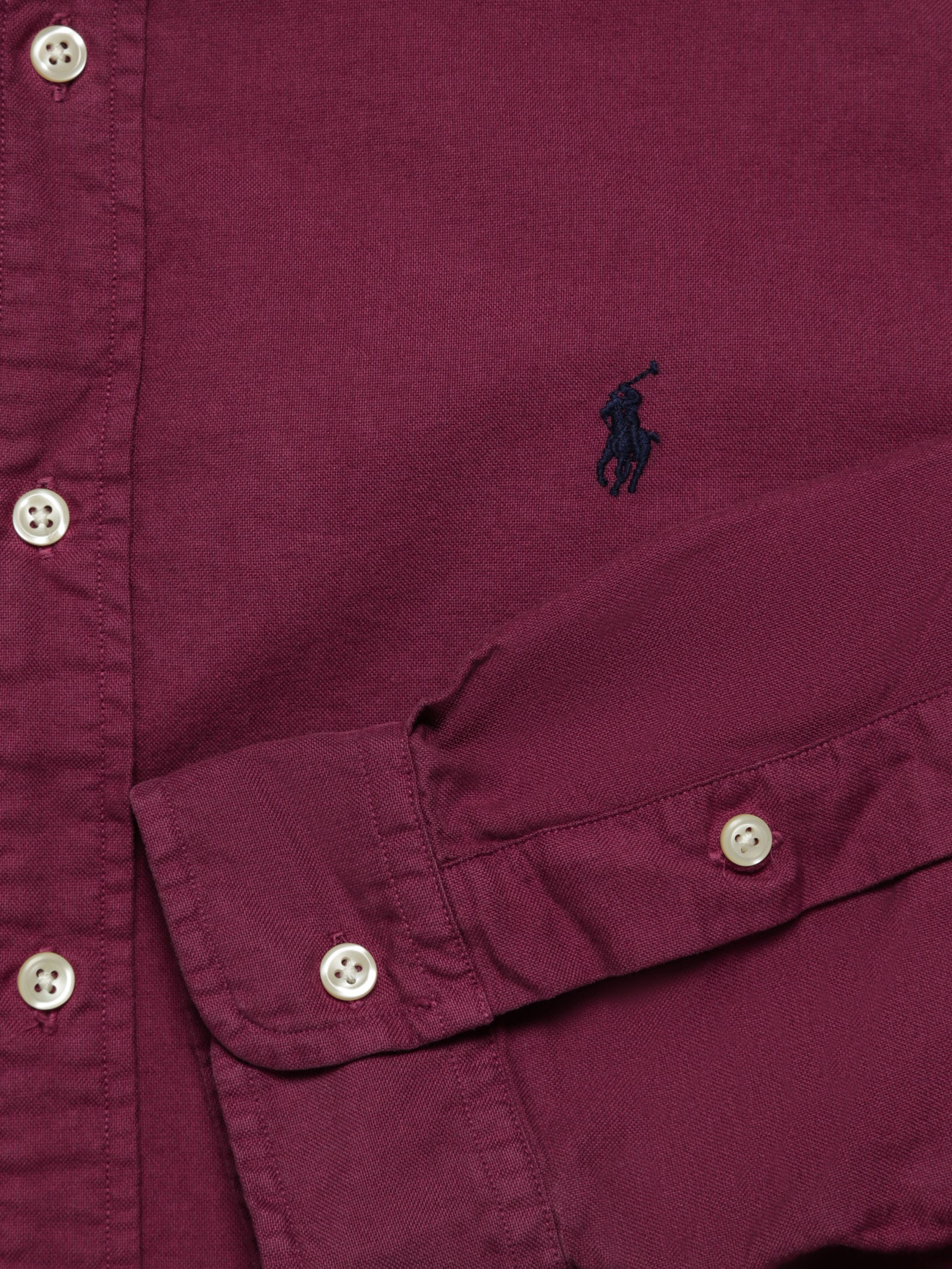 Slim Fit Garment Dyed Oxford Shirt