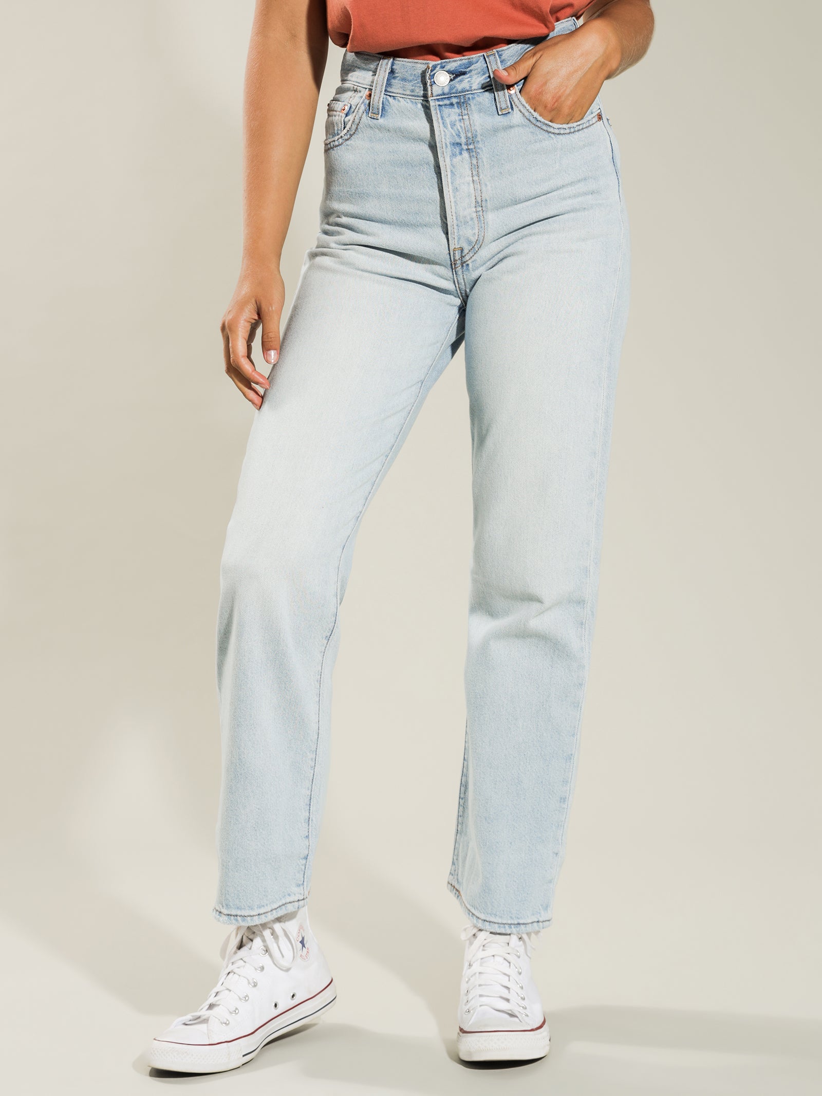 Ribcage Straight Ankle Jean