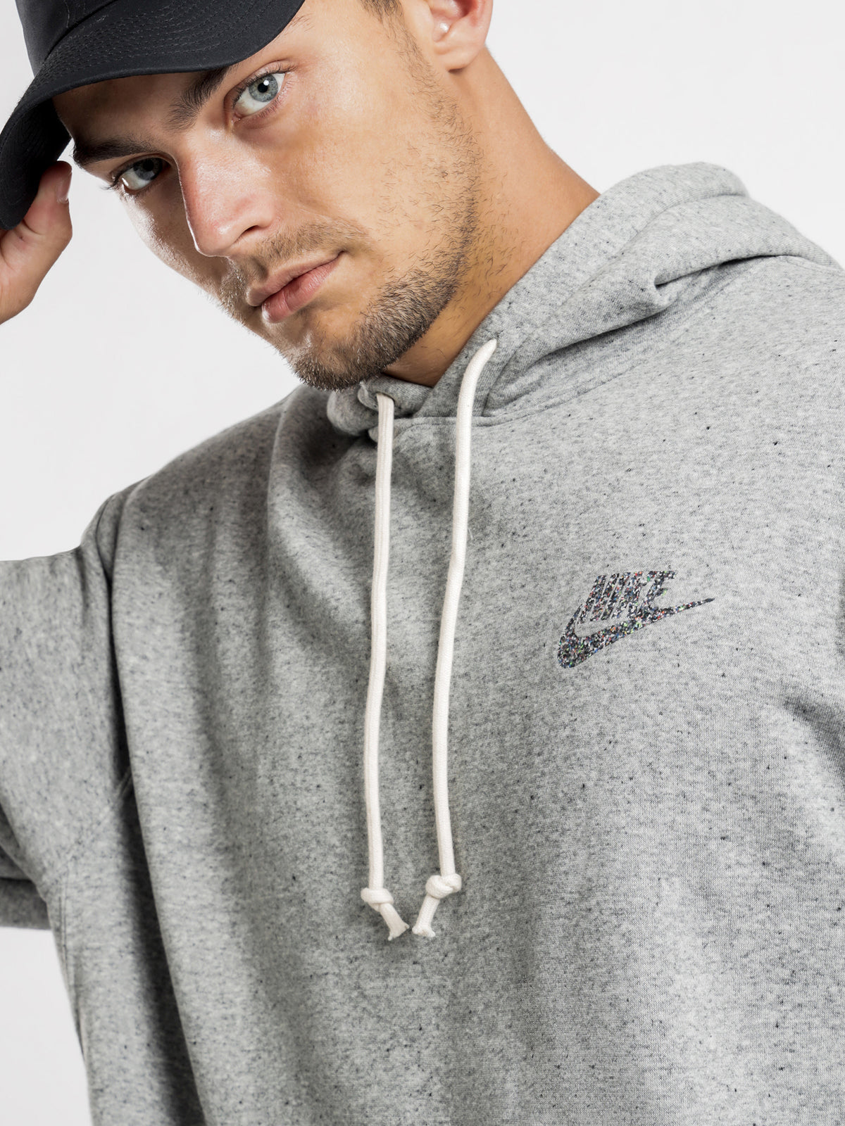 Sportswear Pullover Hoodie in Grey