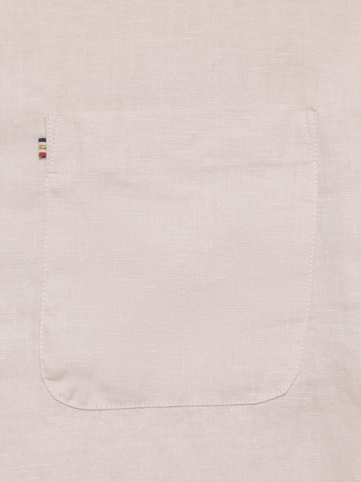 Hampton Linen Long Sleeve Shirt in Musk Pink