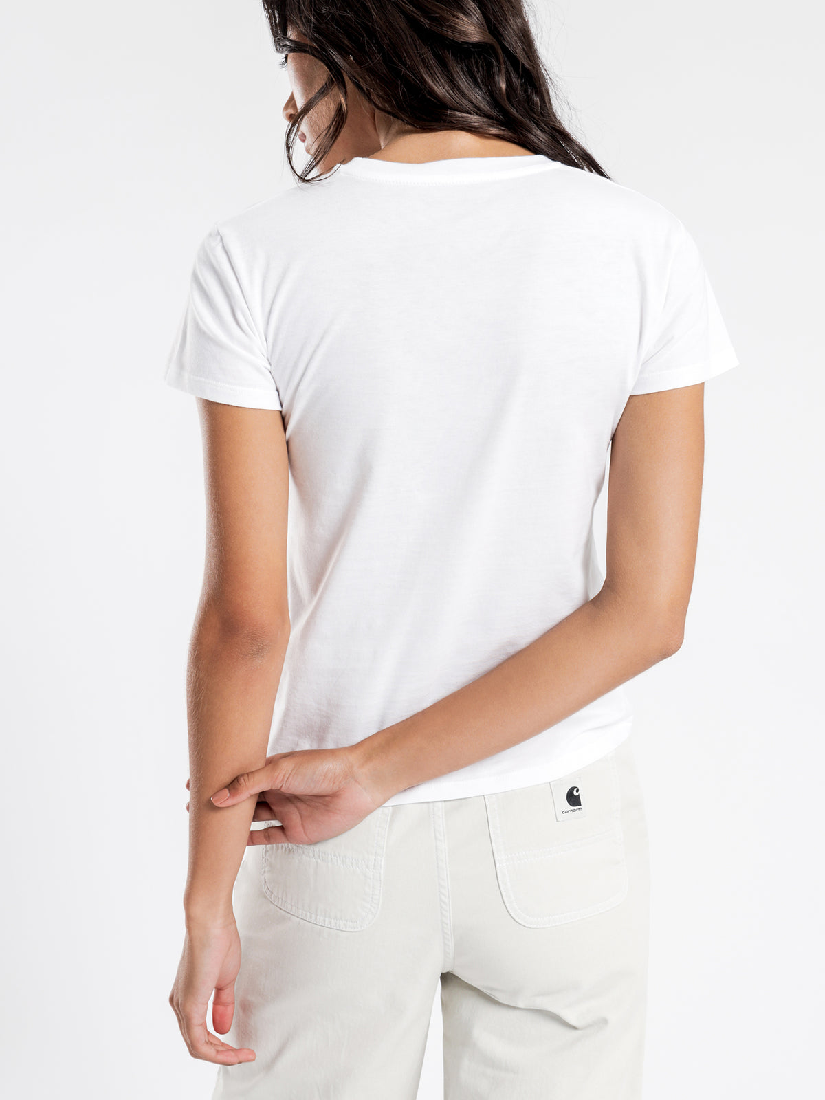 Short Sleeve Tilda Heart T-Shirt in White