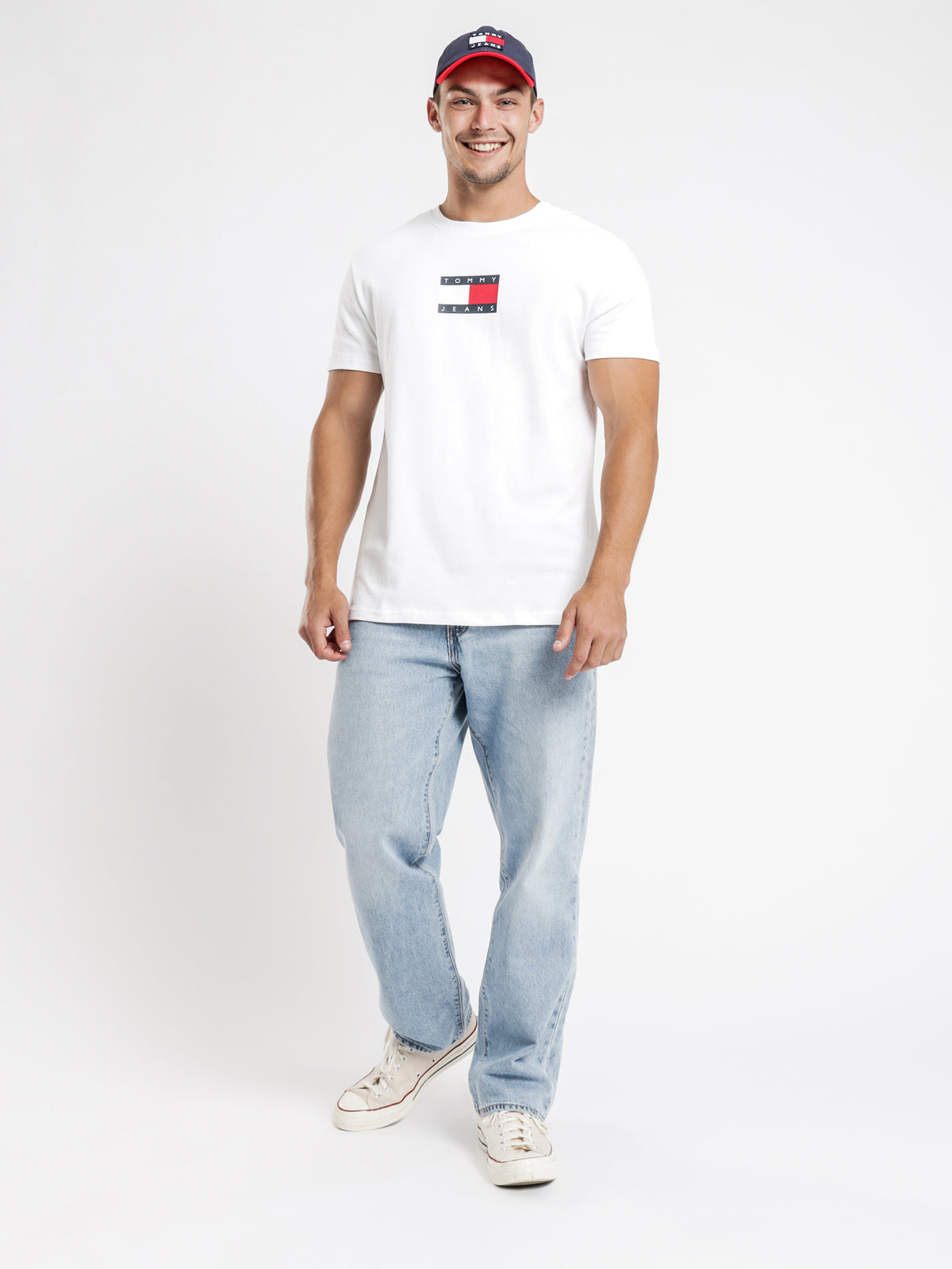 Tommy Hilfiger Badge T-Shirt in White | White