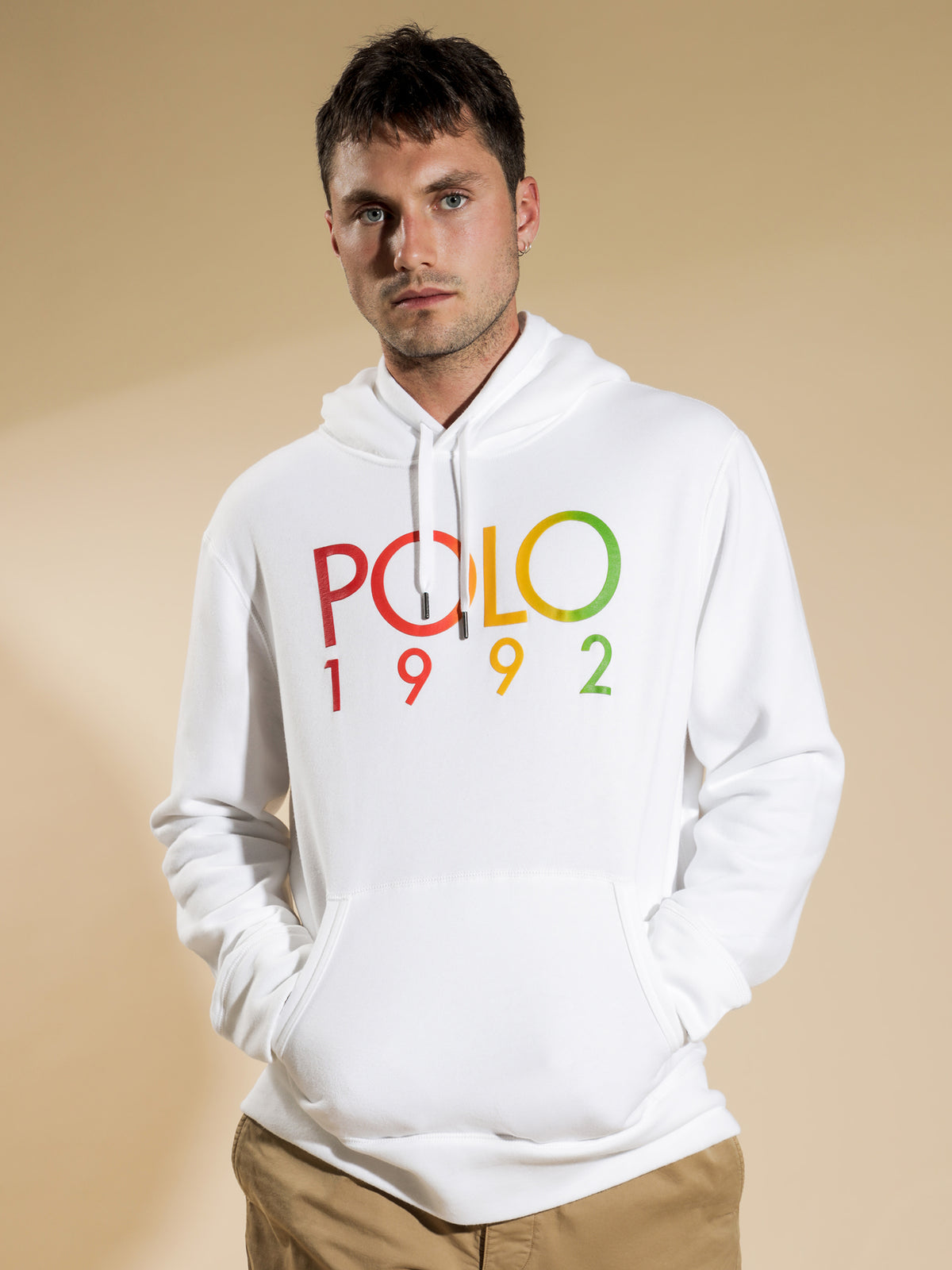 Popover Hoodie in White