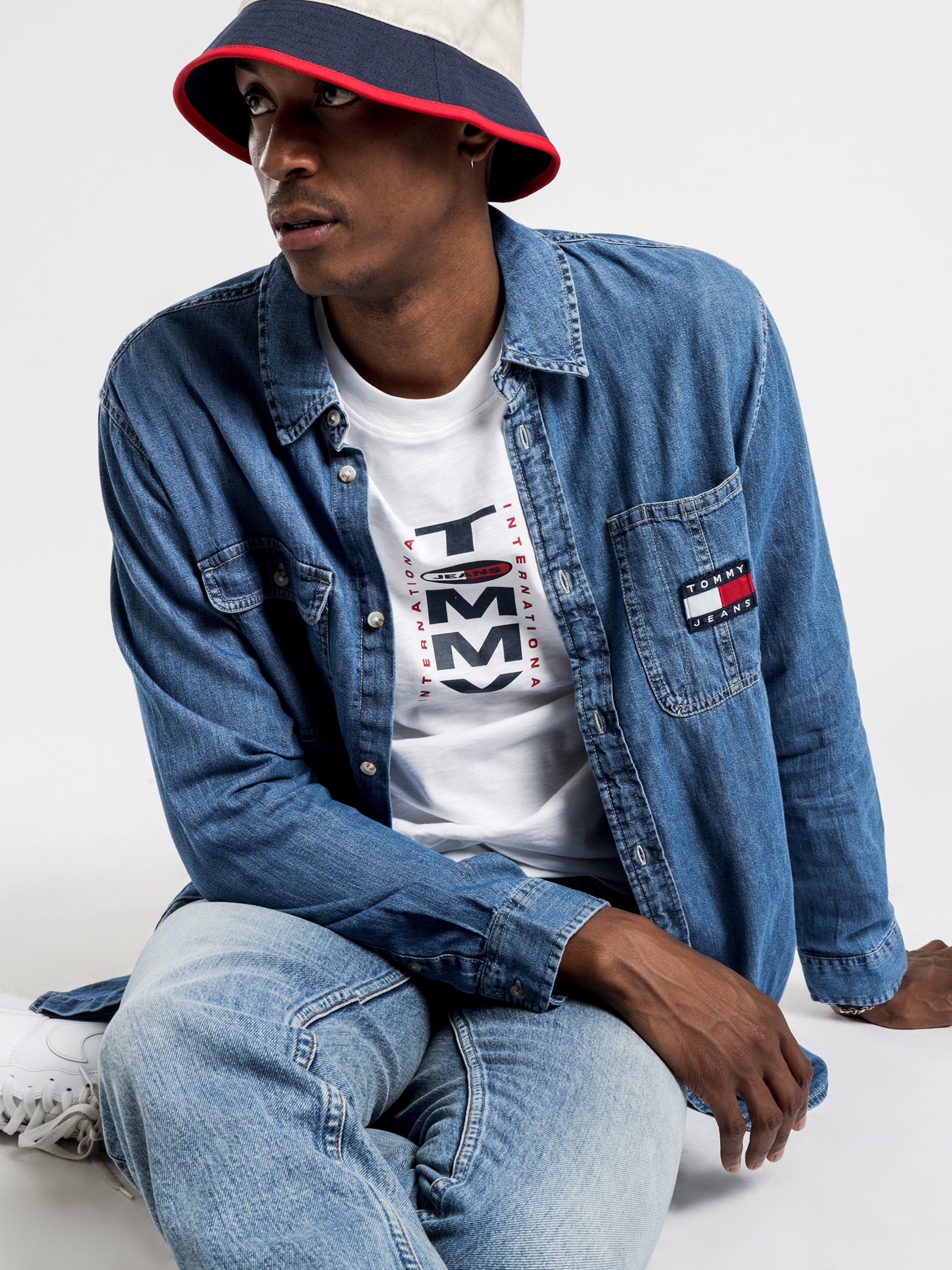 Denim Badge Shirt