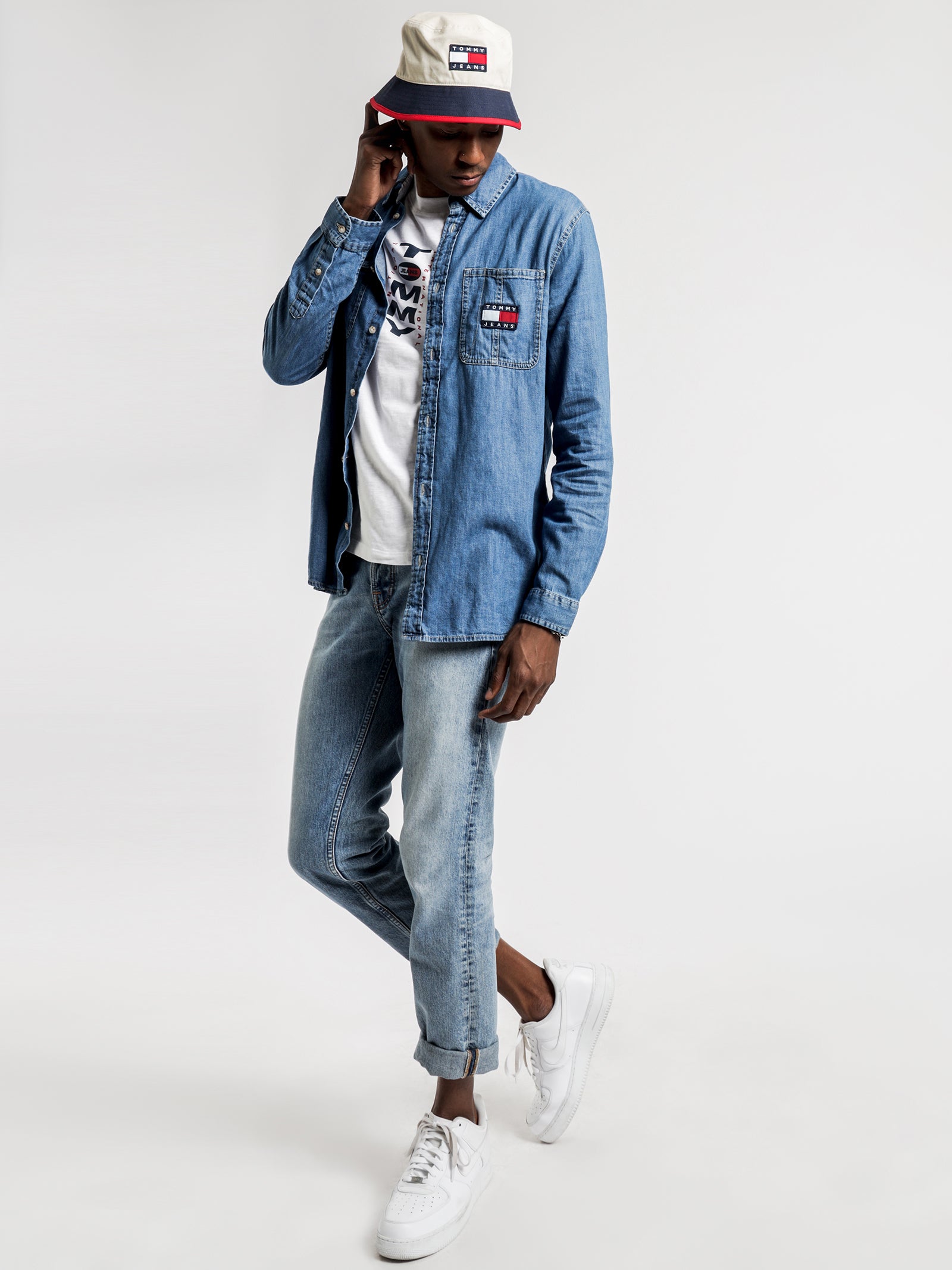 Denim Badge Shirt