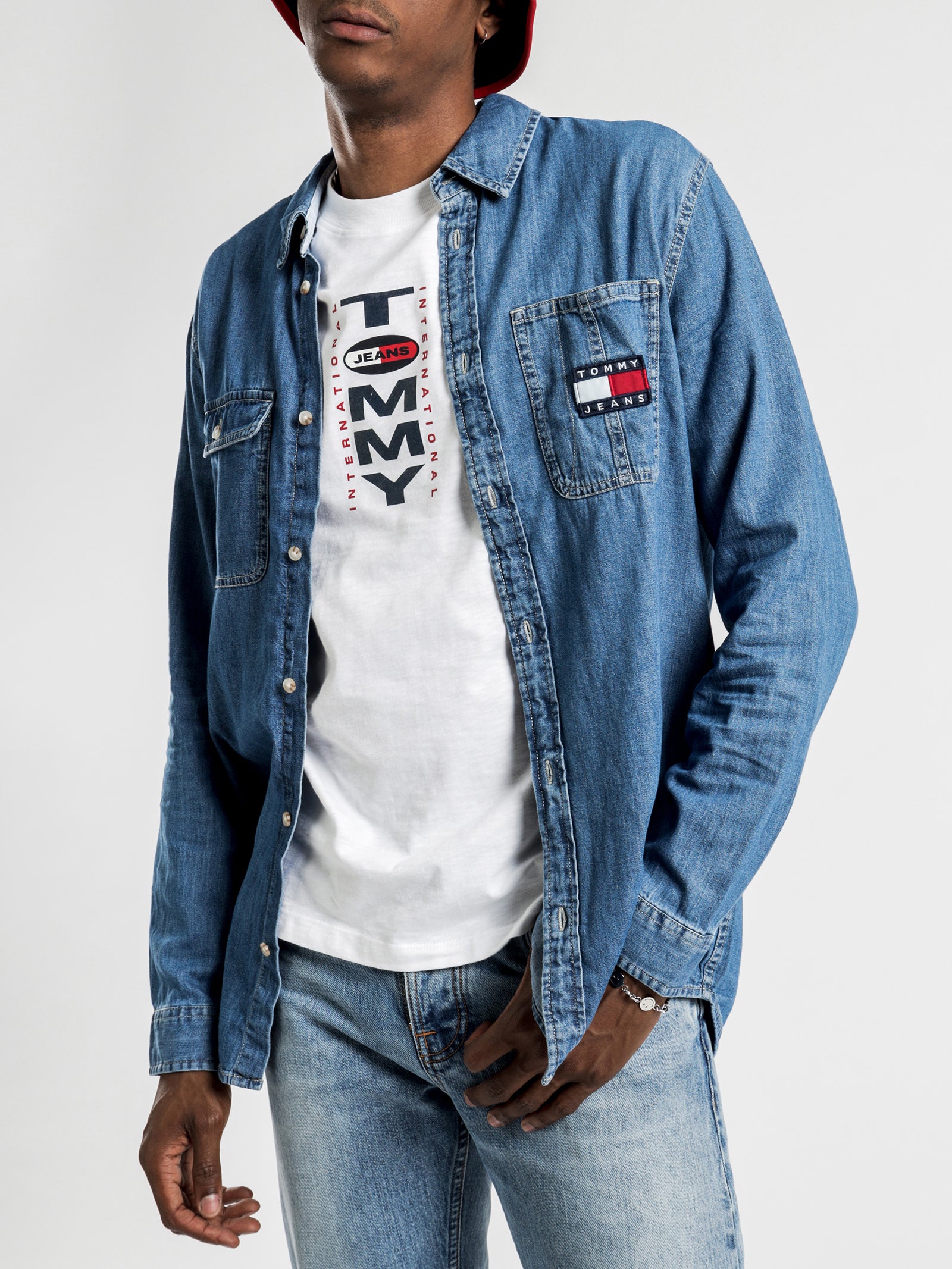 Denim Badge Shirt