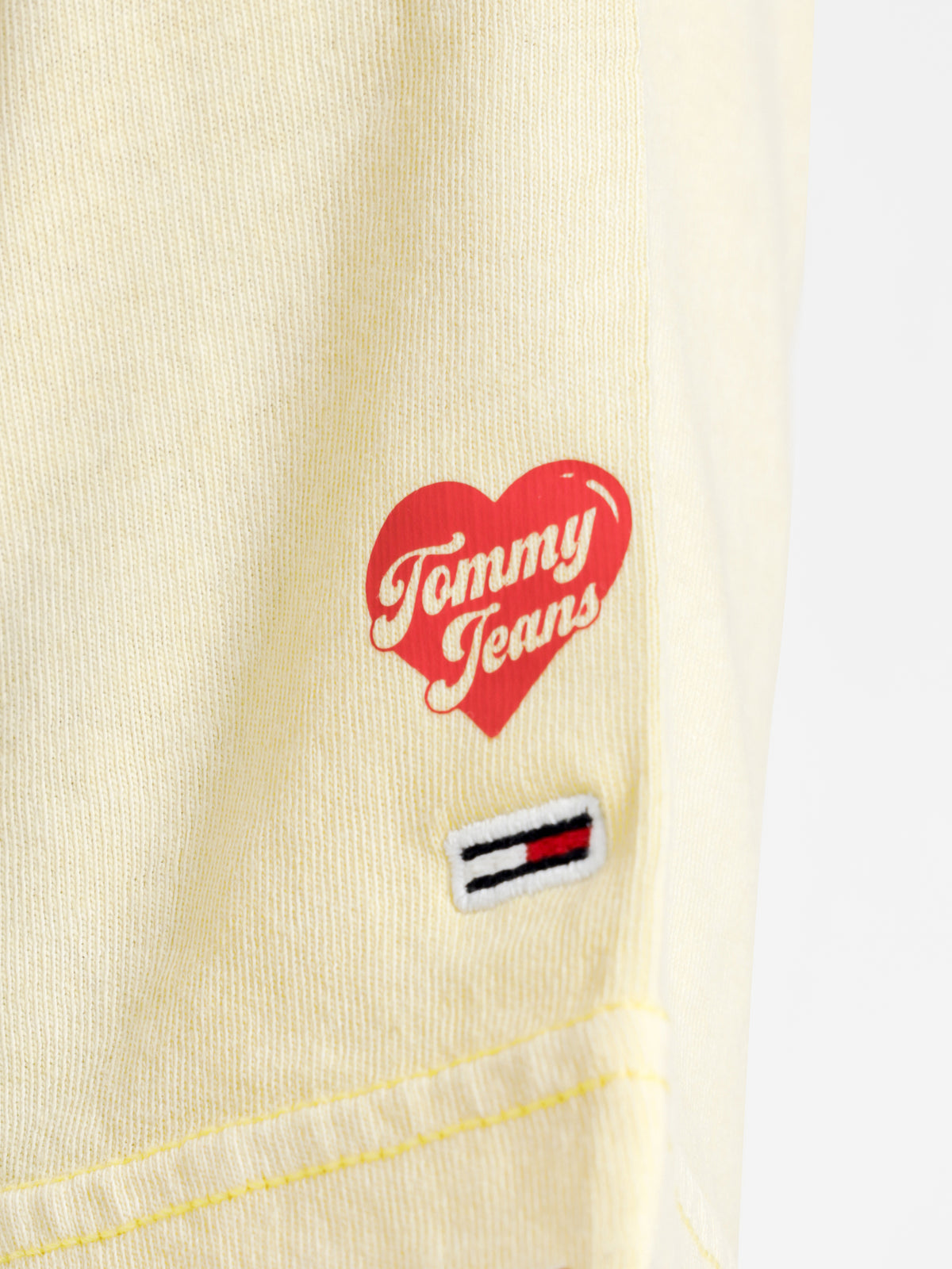 Summer Retro Logo T-Shirt in Lemon Chiffon