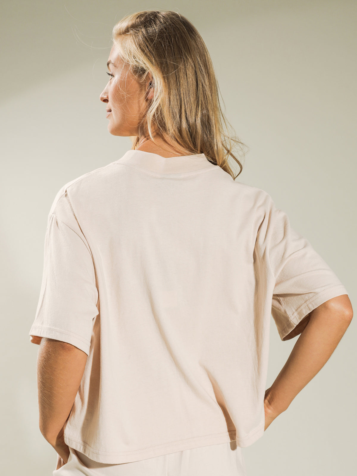 Crown Boxy T-Shirt in Neutral