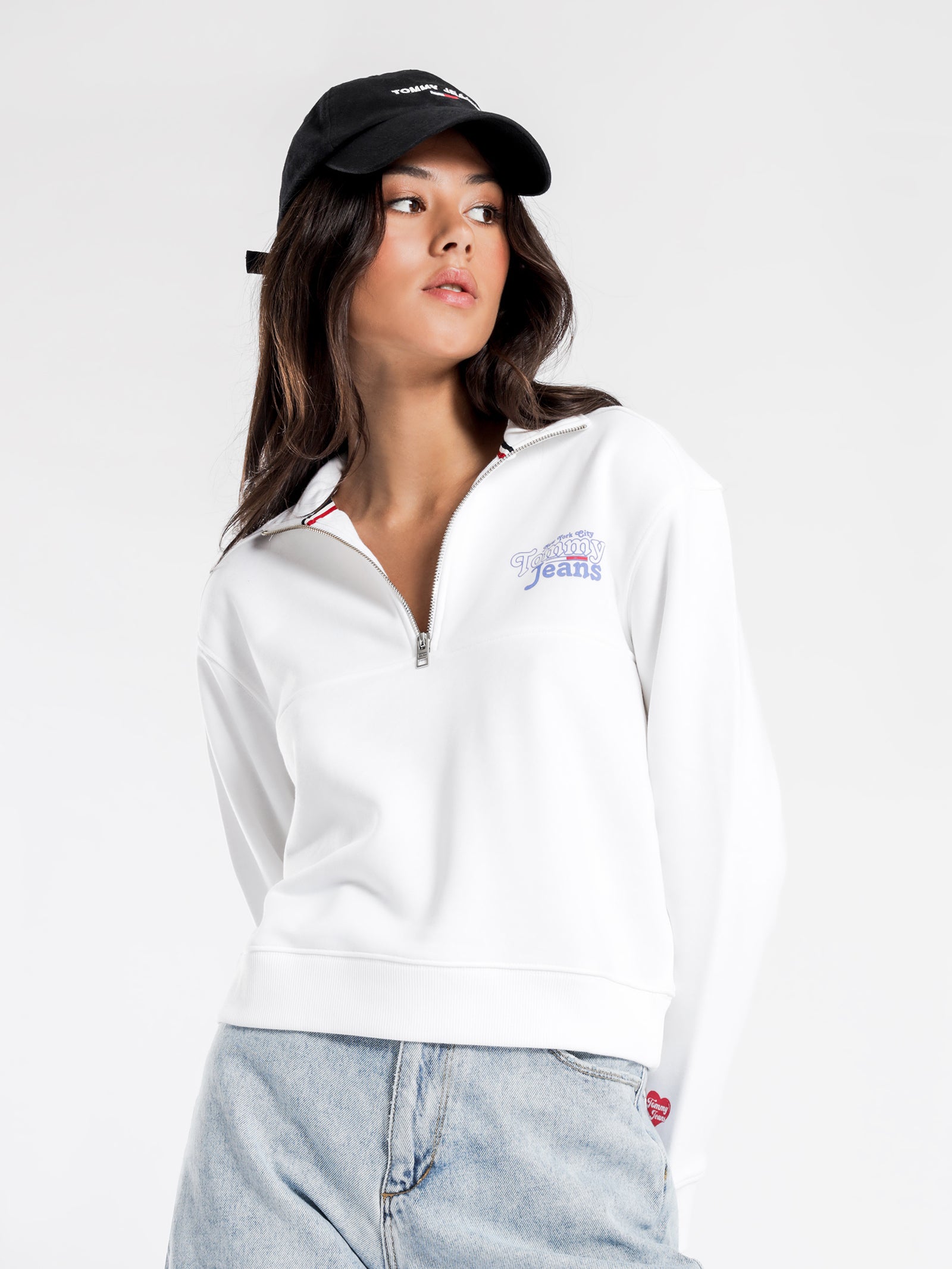 Summer Mock Neck Sweatshirt