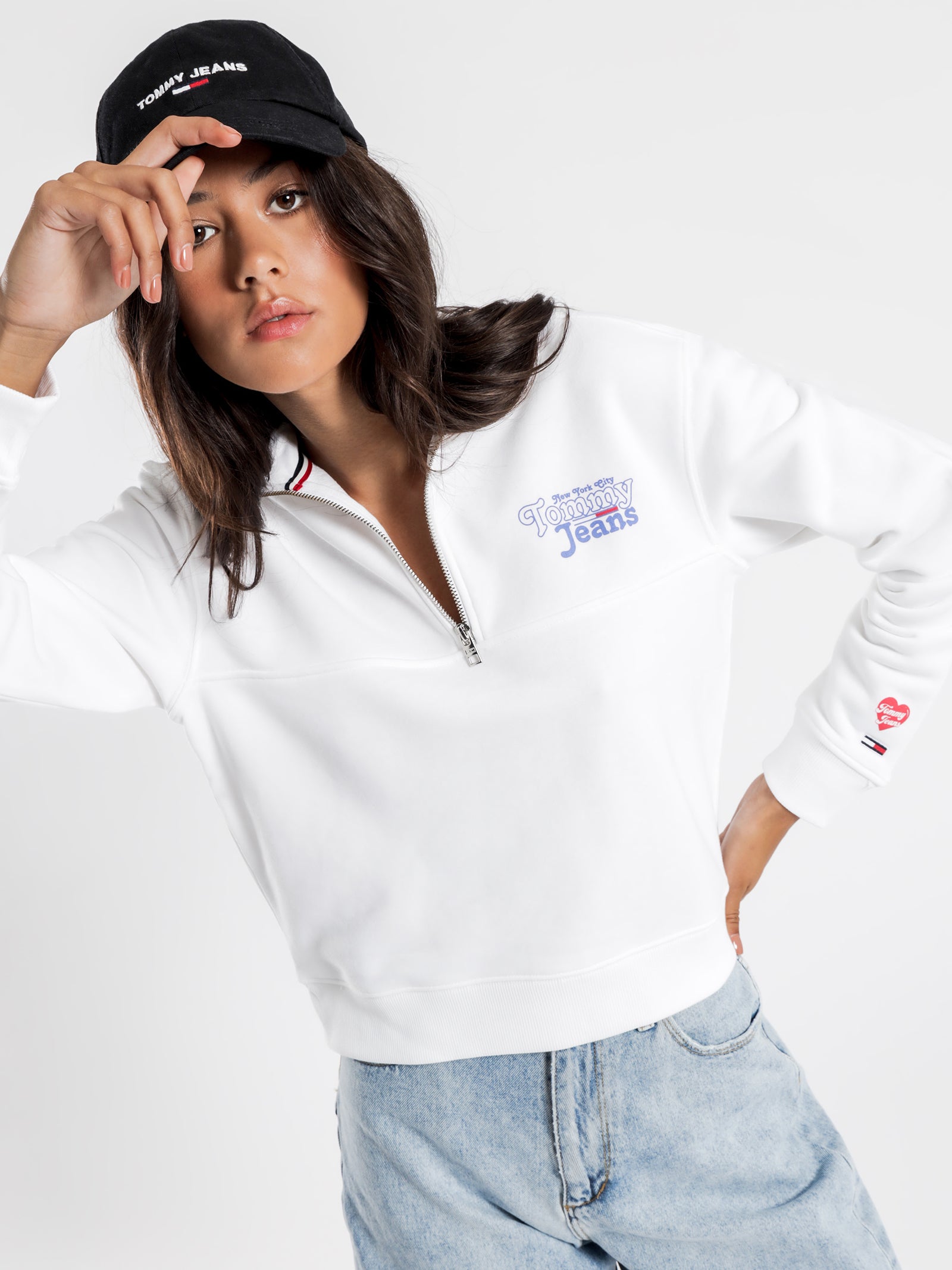 Summer Mock Neck Sweatshirt