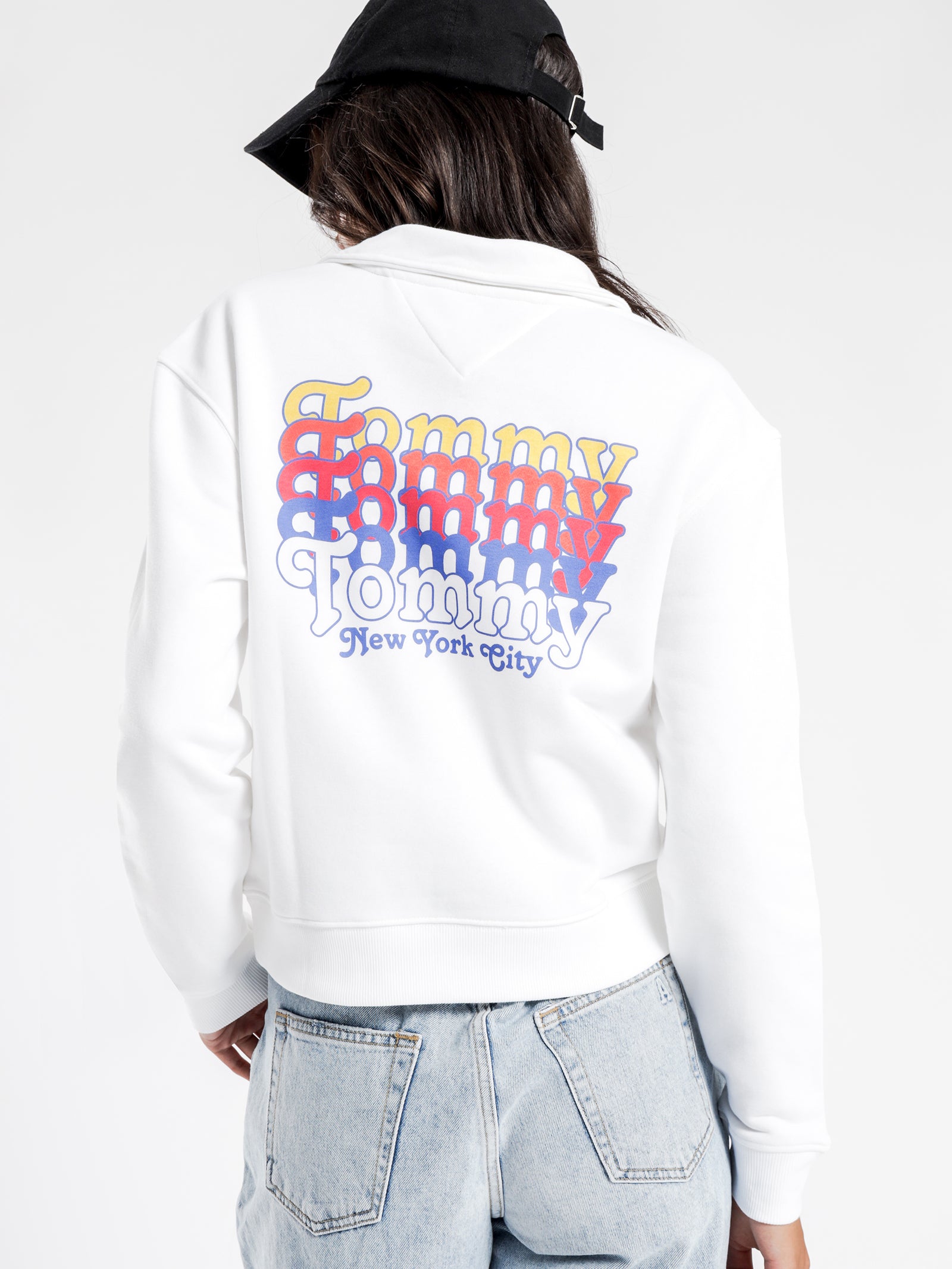 Summer Mock Neck Sweatshirt